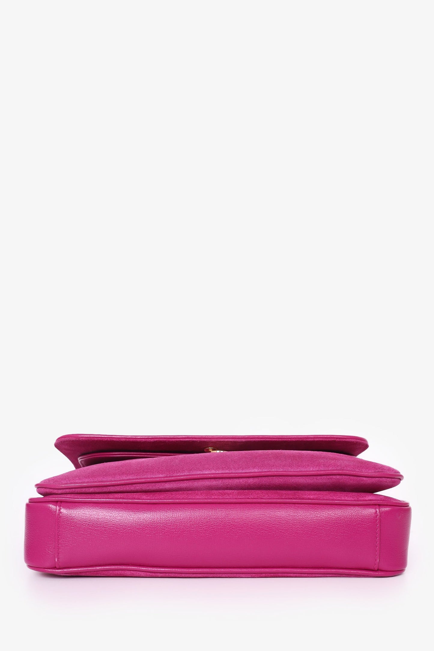 Gucci Pink Suede Marina Chain Shoulder Bag
