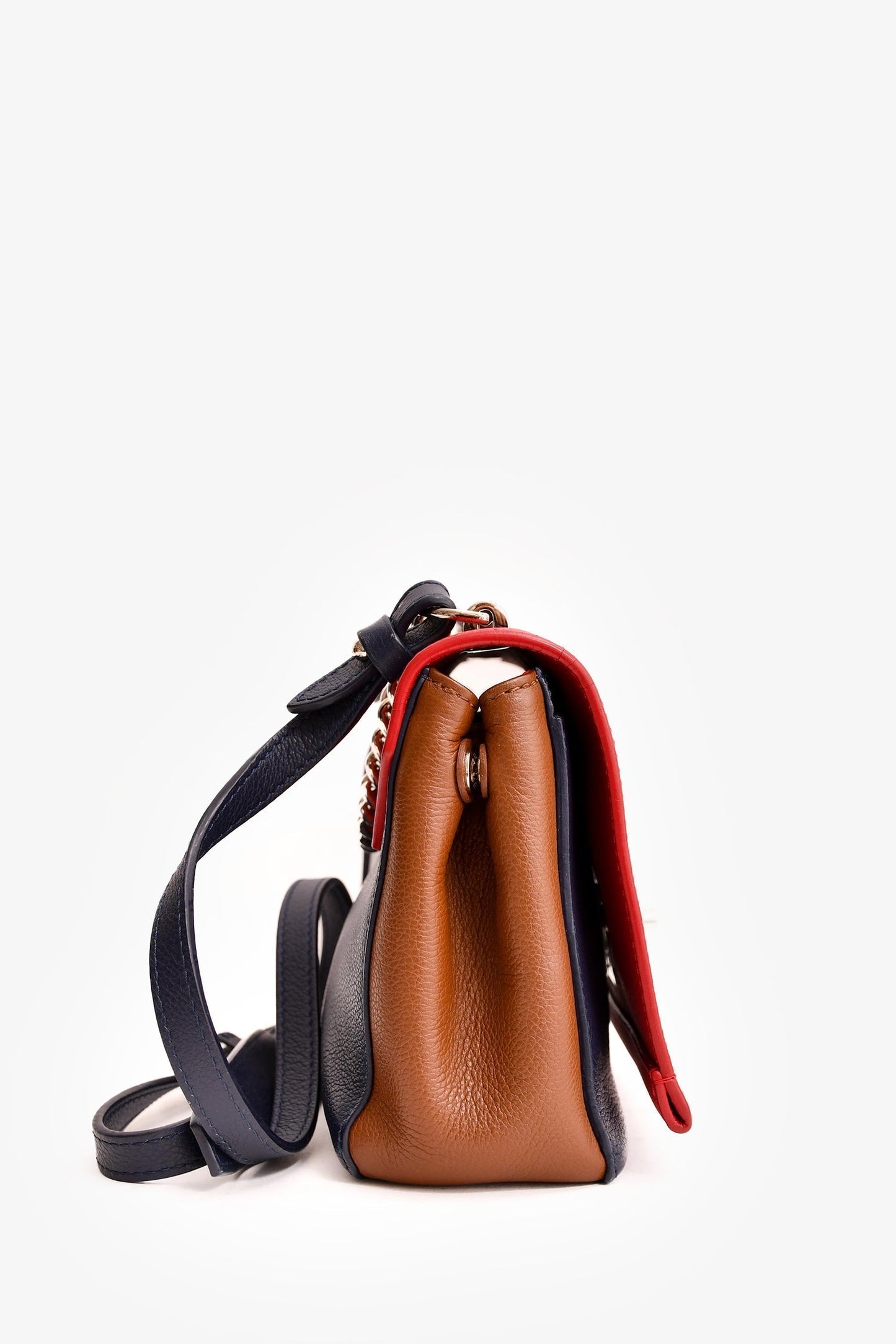 Louis Vuitton 2016 Red/Navy Leather Mini Lockme