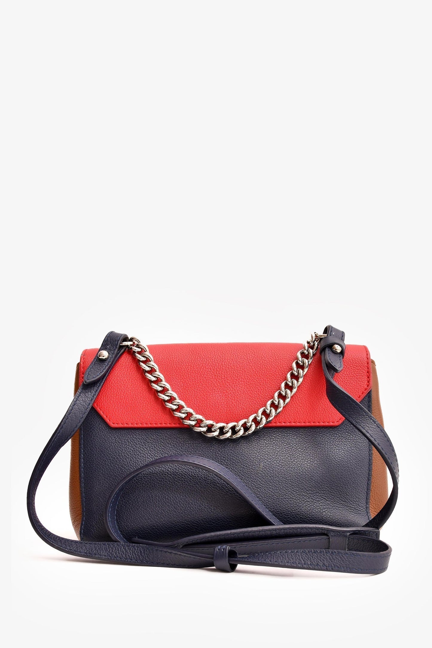 Louis Vuitton 2016 Red/Navy Leather Mini Lockme