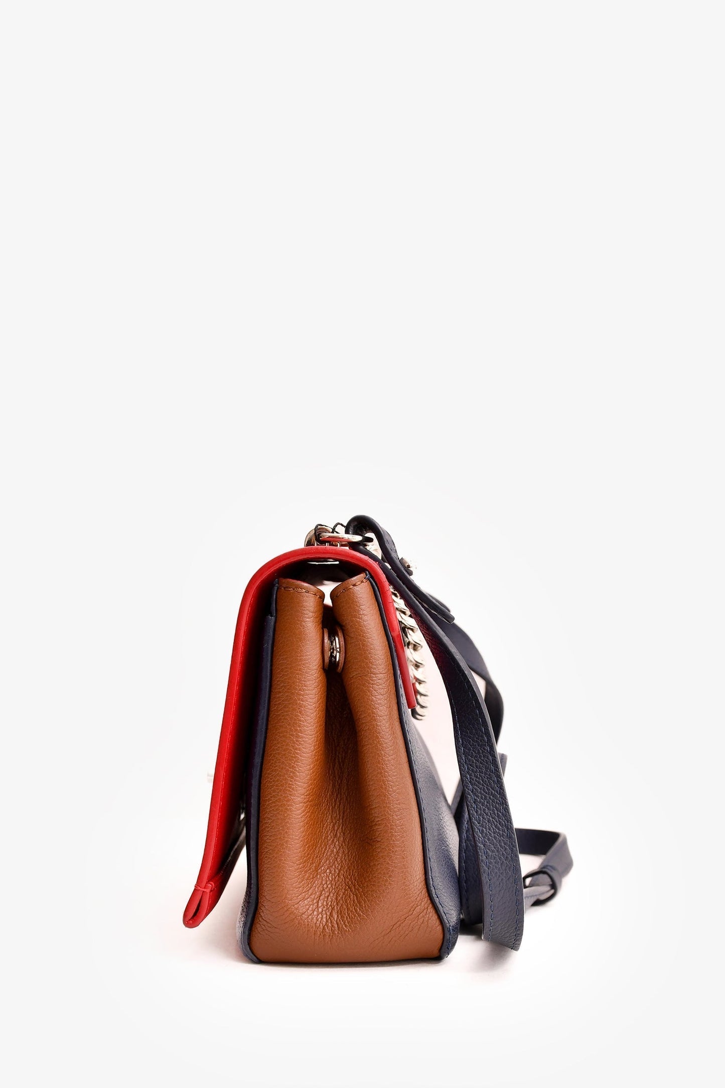 Louis Vuitton 2016 Red/Navy Leather Mini Lockme