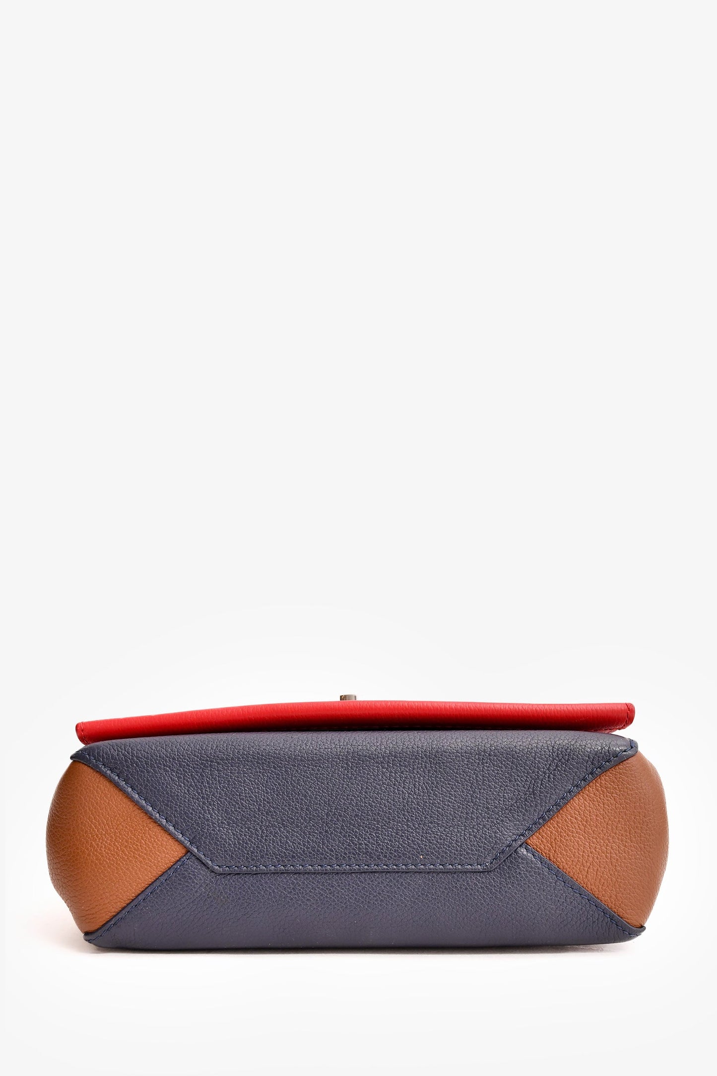 Louis Vuitton 2016 Red/Navy Leather Mini Lockme
