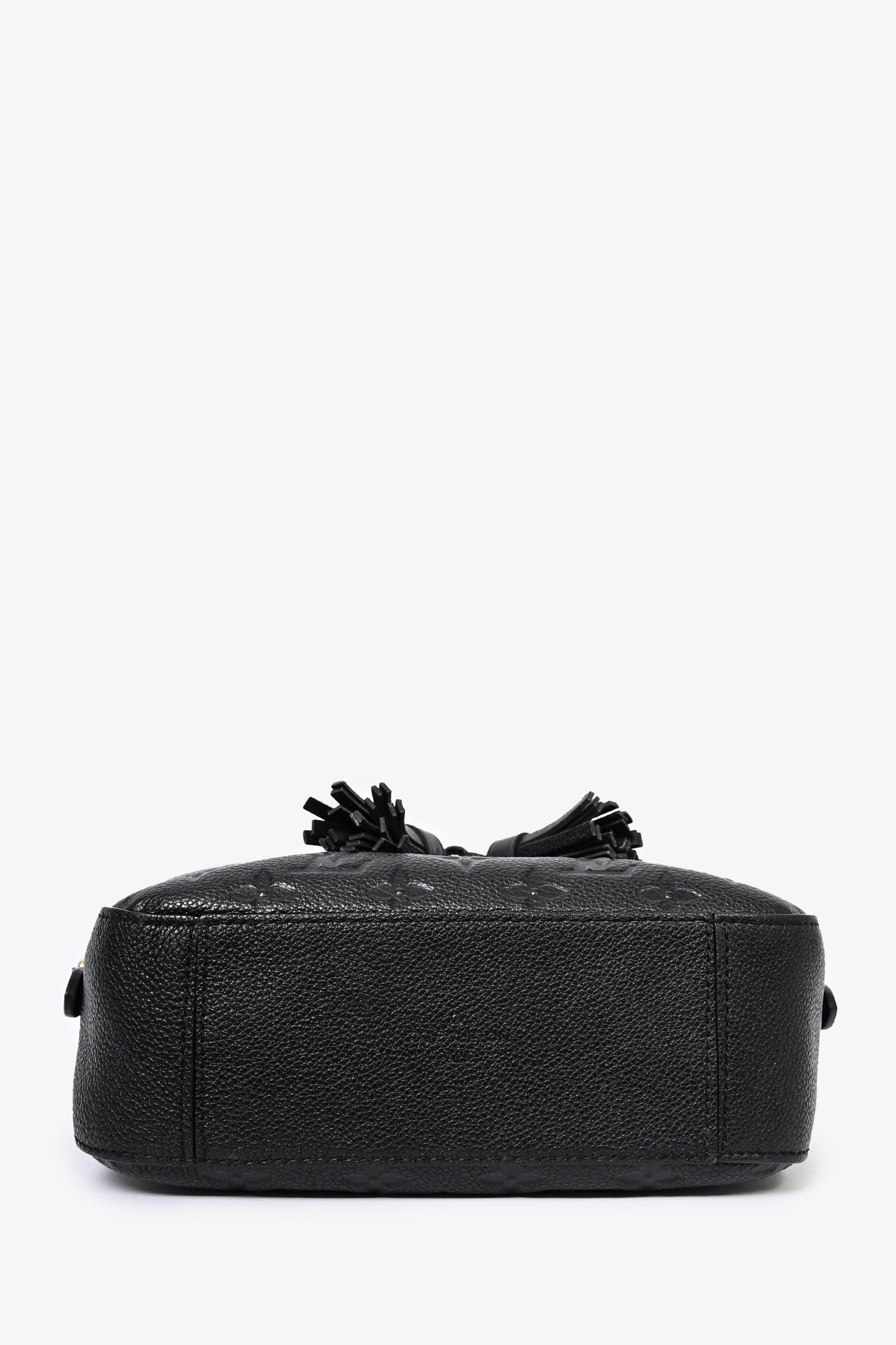 Louis Vuitton 2019 Black Leather Monogram Saintonge Crossbody