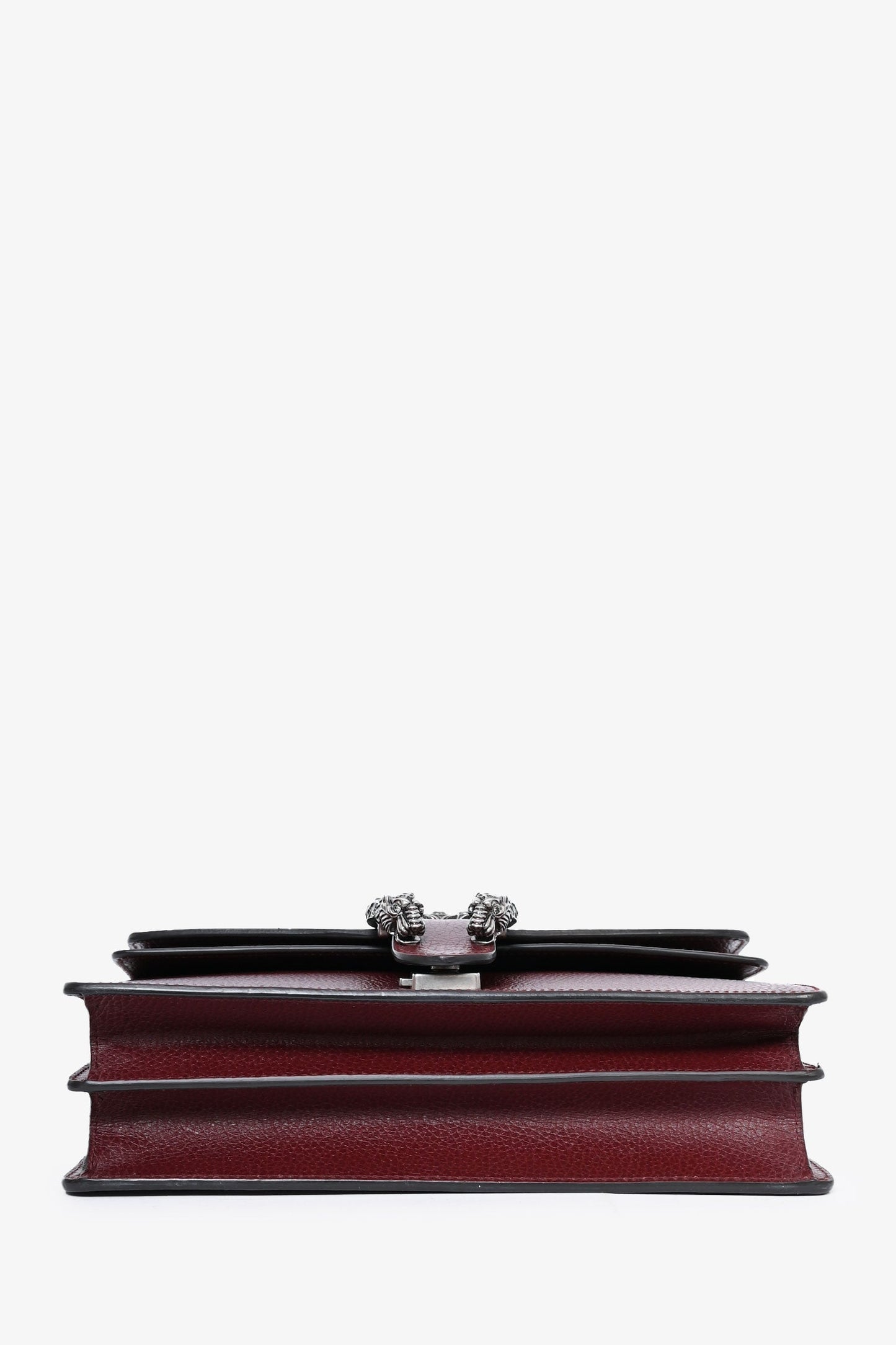 Gucci Burgundy Leather Small Dionysus Shoulder Bag