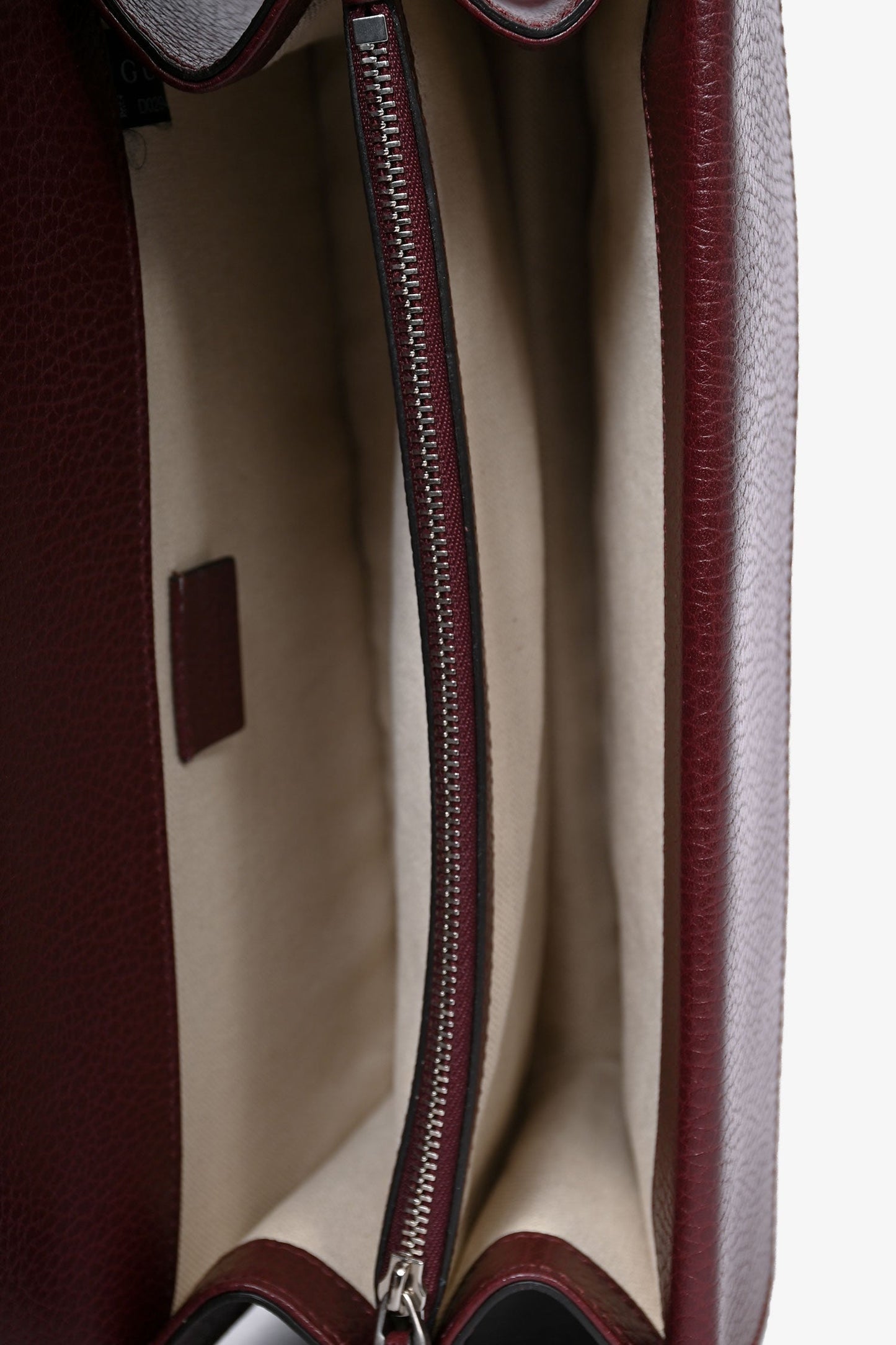 Gucci Burgundy Leather Small Dionysus Shoulder Bag