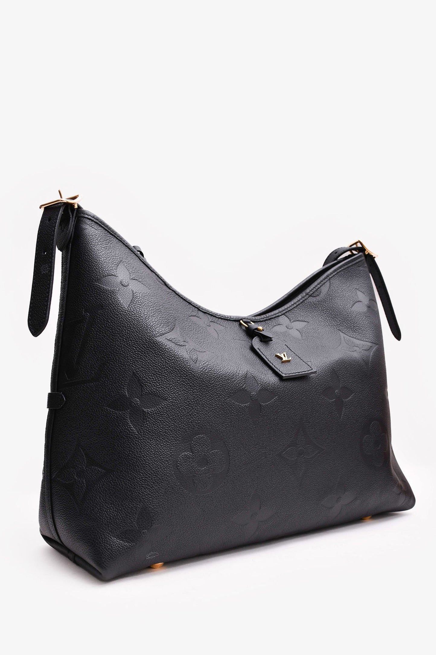 Louis Vuitton Black Empreinte Carryall MM Shoulder Bag