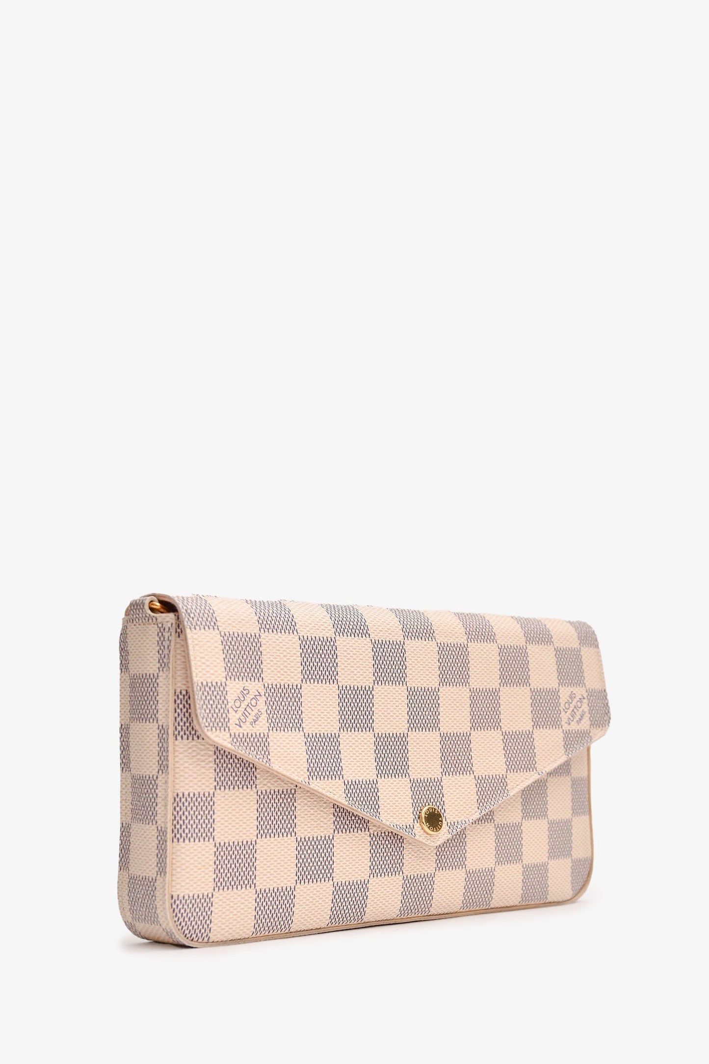 Louis Vuitton 2016 Damier Azure Felicie Pochette On Chain