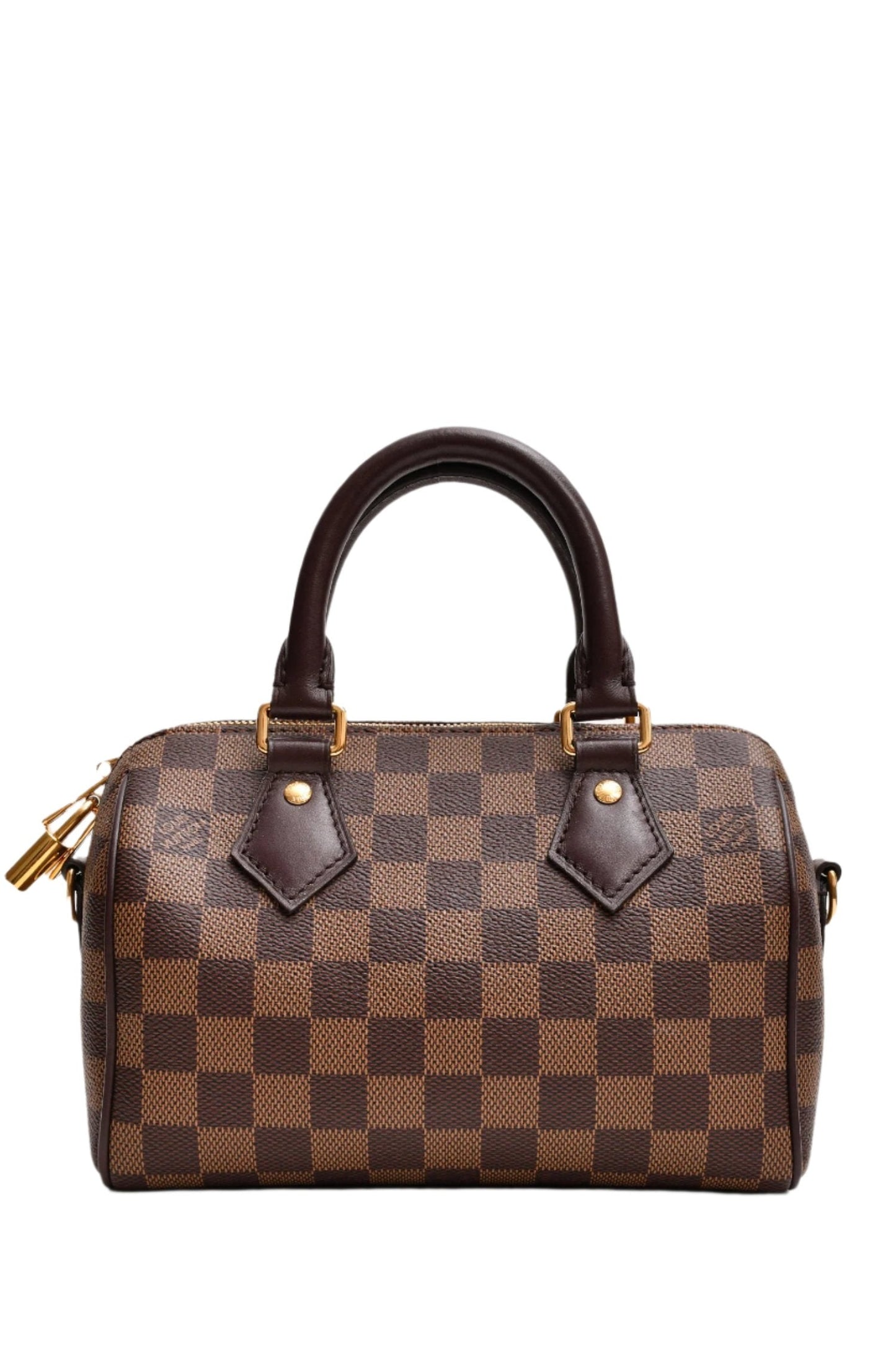 Louis Vuitton Damier Ebene Speedy Bandoulière 20 with Strap