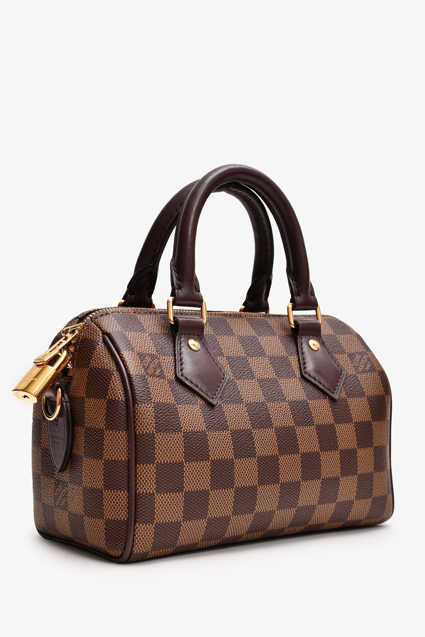 Louis Vuitton Damier Ebene Speedy Bandoulière 20 with Strap