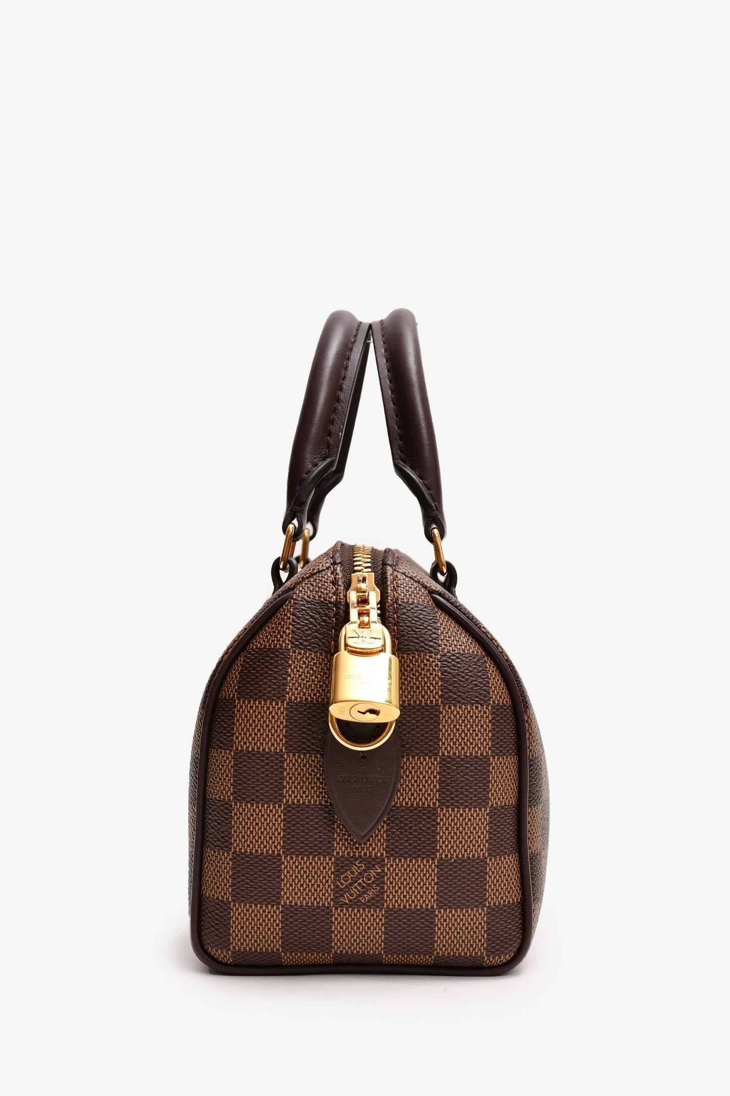 Louis Vuitton Damier Ebene Speedy Bandoulière 20 with Strap