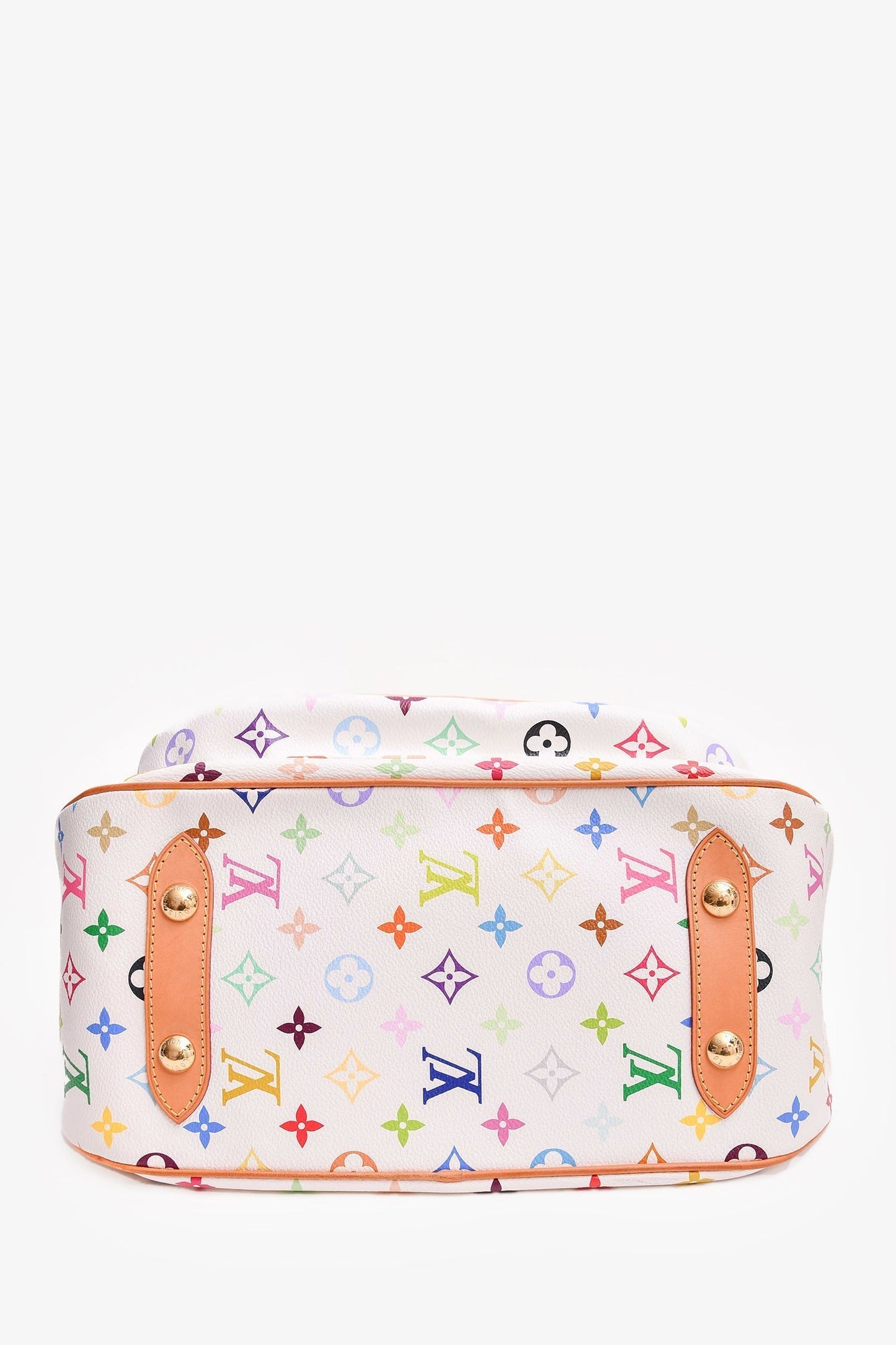 Louis Vuitton 2007 White Multicolour Rita Bag with Strap