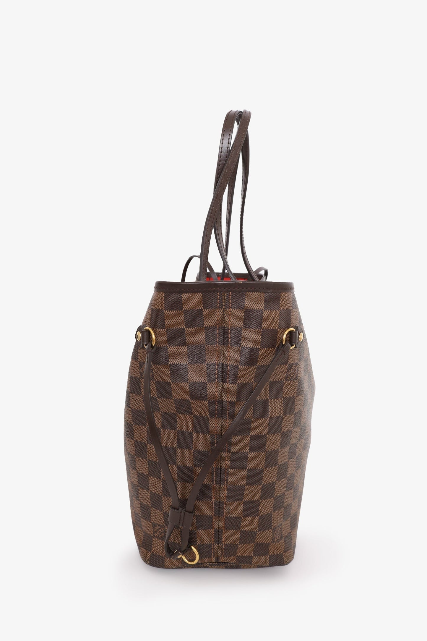 Louis Vuitton 2017 Damier Ebene Neverfull MM Tote with Pouch