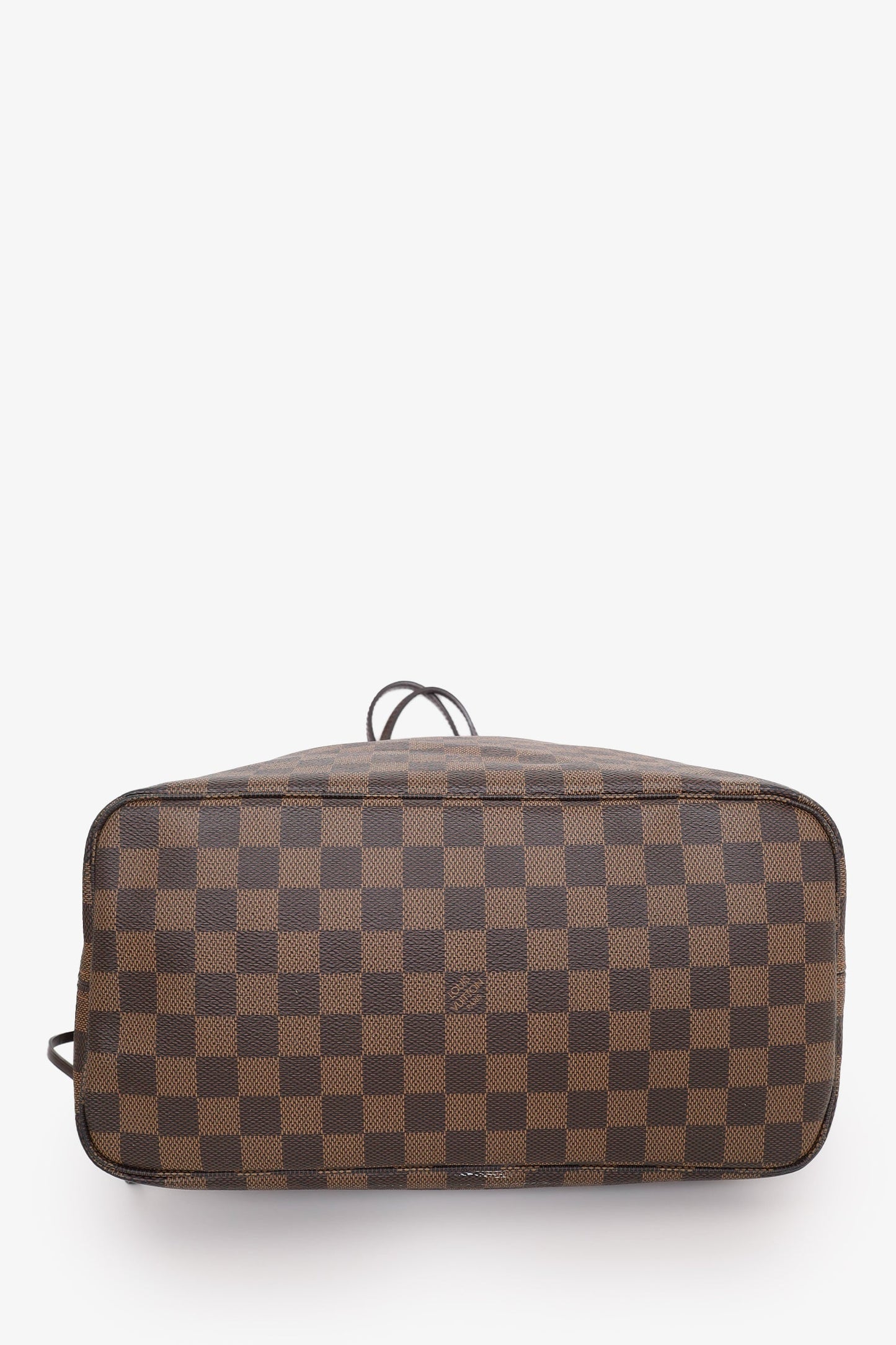 Louis Vuitton 2017 Damier Ebene Neverfull MM Tote with Pouch