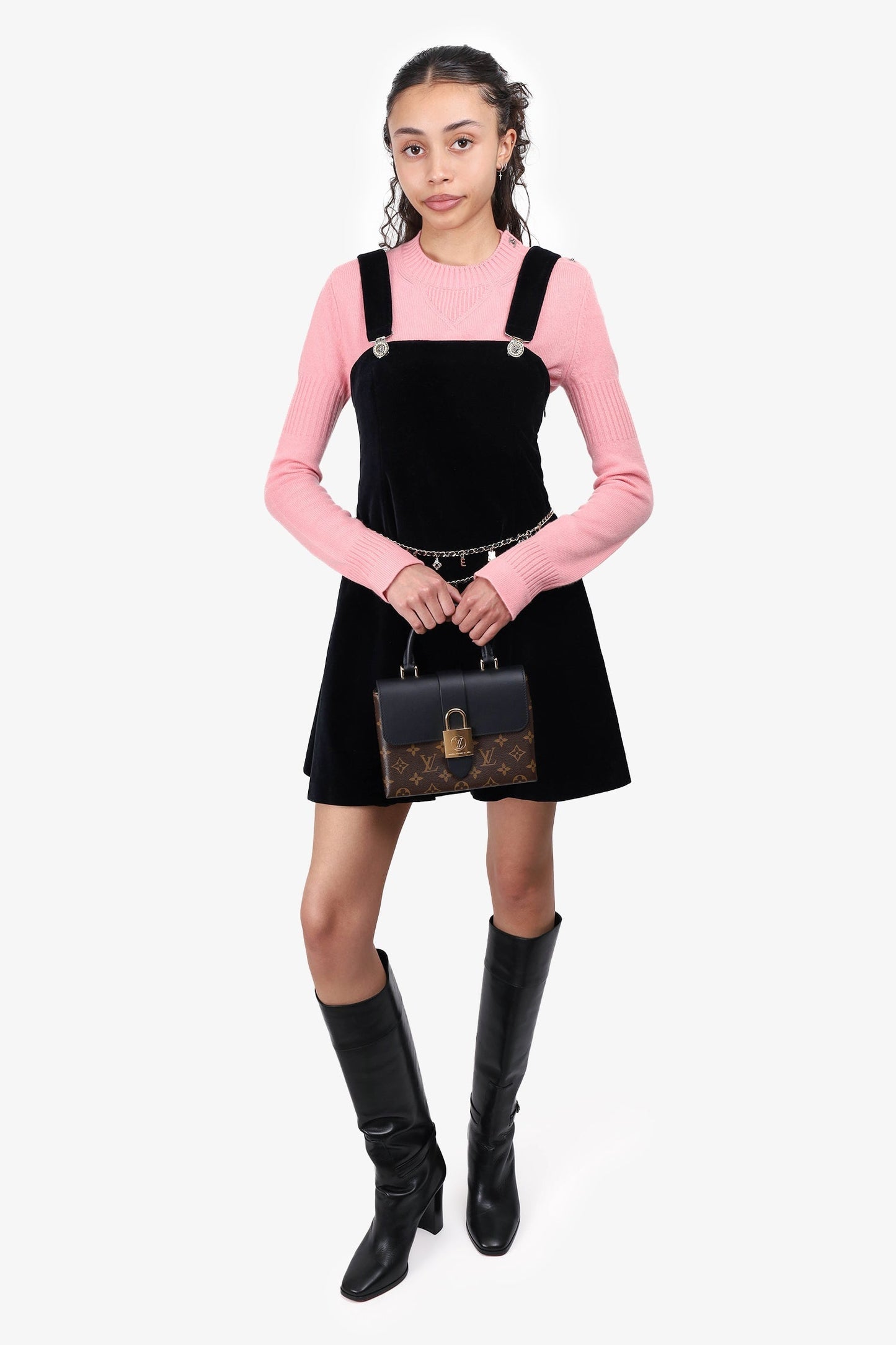 Louis Vuitton 2022 Black/Monogram Locky BB with Strap