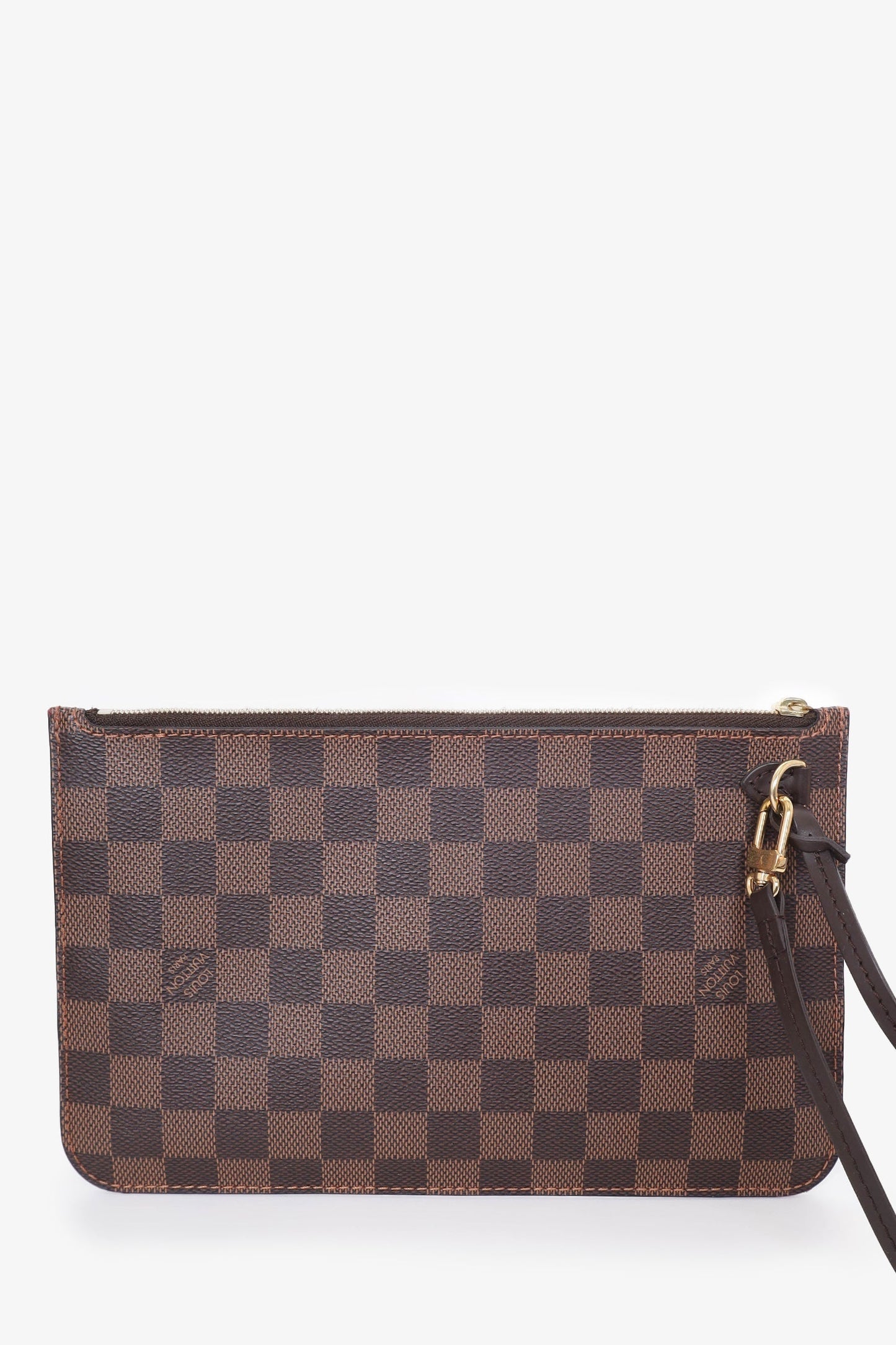 Louis Vuitton 2019 Damier Ebene Neverfull Pouch