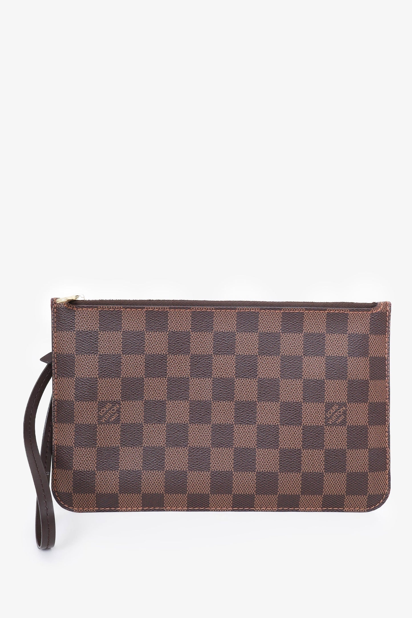 Louis Vuitton 2019 Damier Ebene Neverfull Pouch