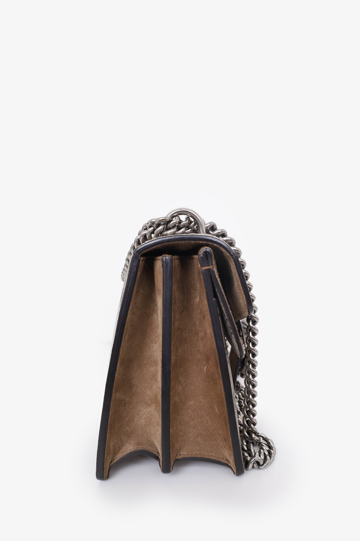 Gucci Beige GG Supreme Medium Dionysus Shoulder Bag