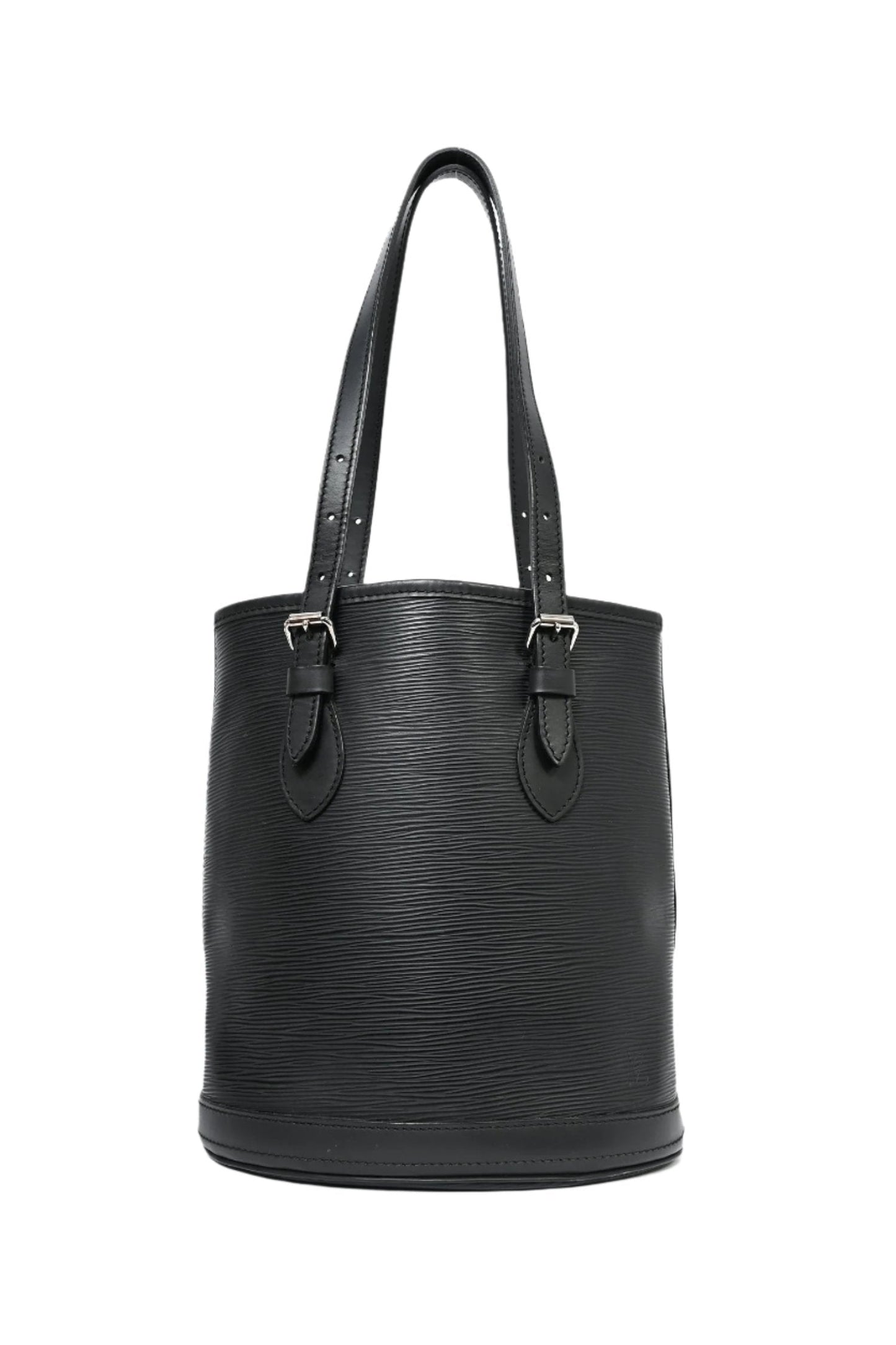 Louis Vuitton Black Epi Leather Petit Bucket Bag