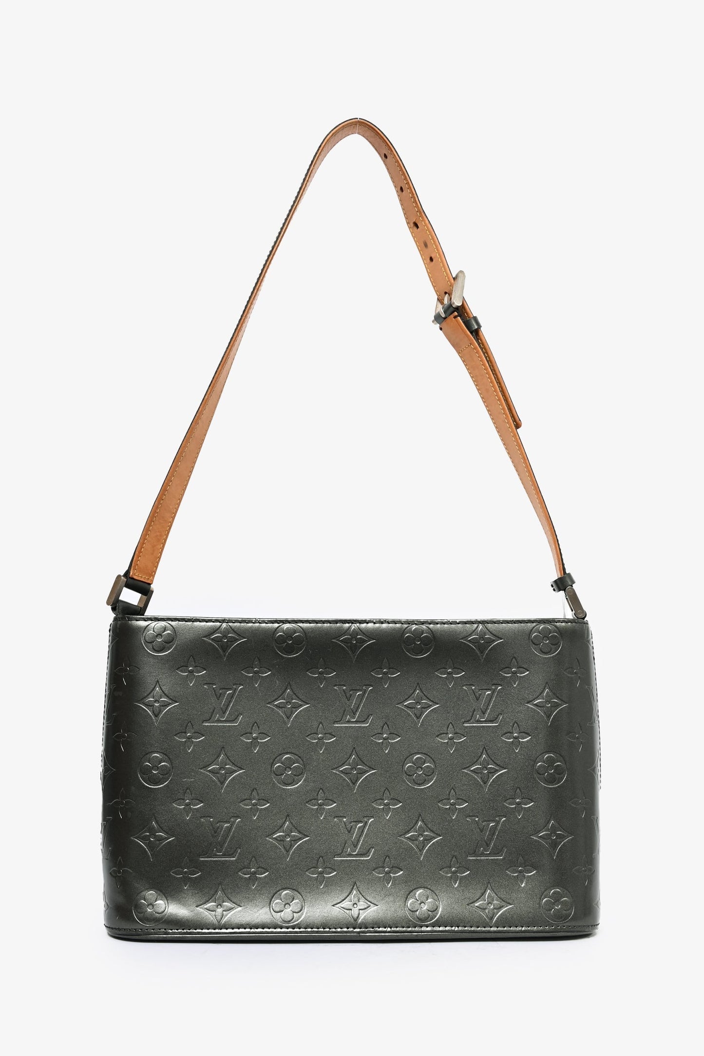 Louis Vuitton Grey Monogram 'Mat Aston' Shoulder Bag