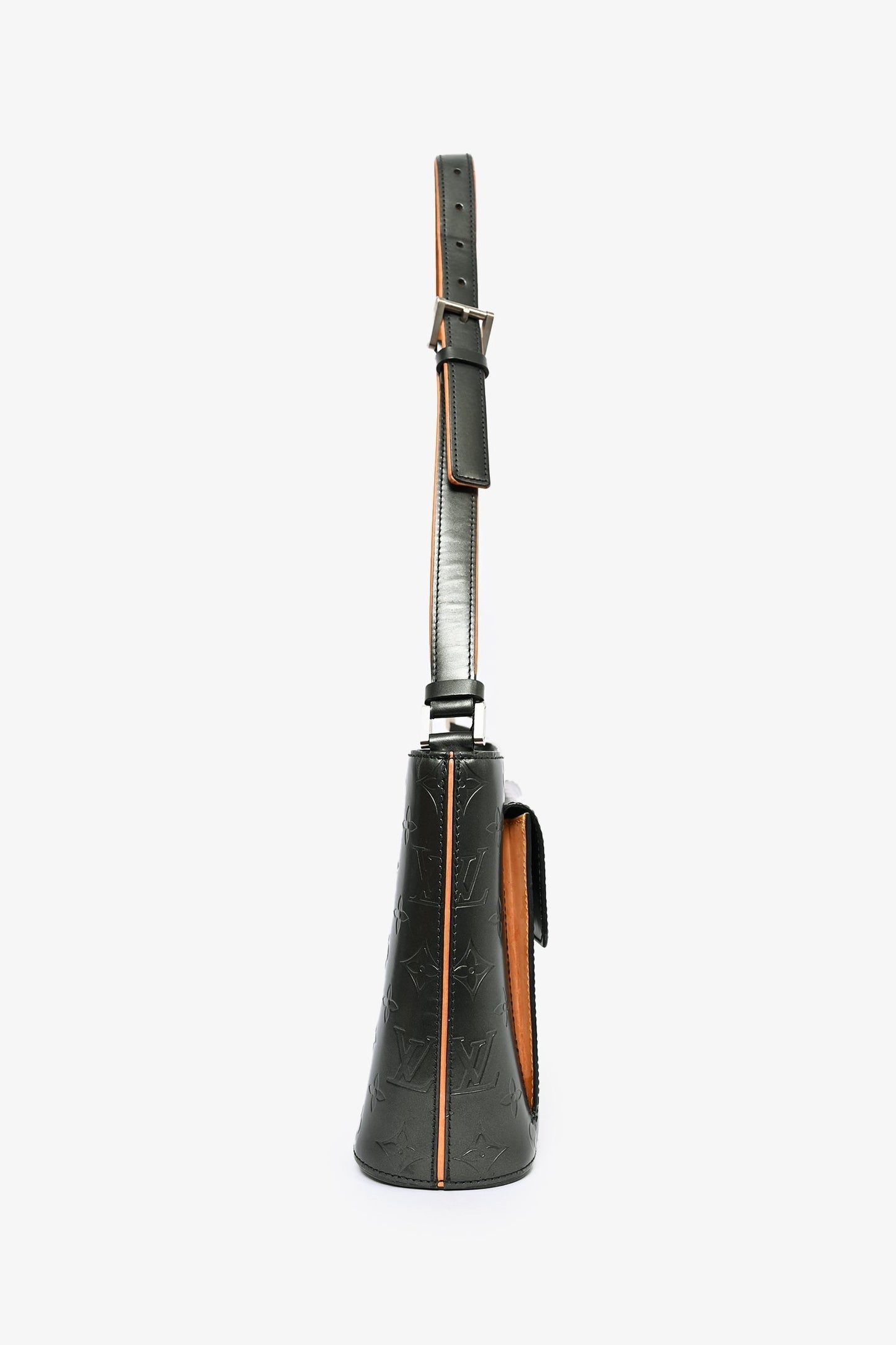 Louis Vuitton Grey Monogram 'Mat Aston' Shoulder Bag
