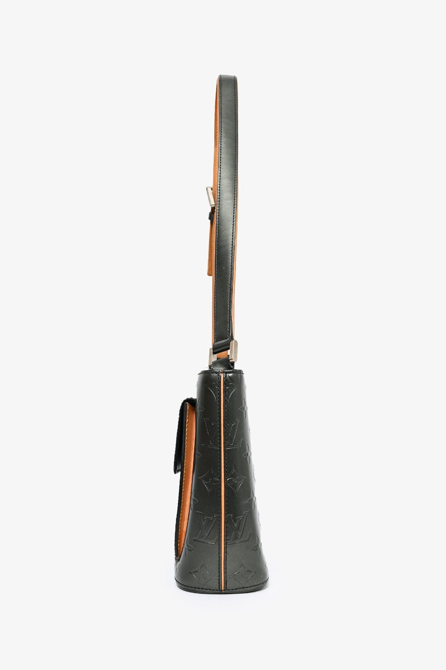 Louis Vuitton Grey Monogram 'Mat Aston' Shoulder Bag
