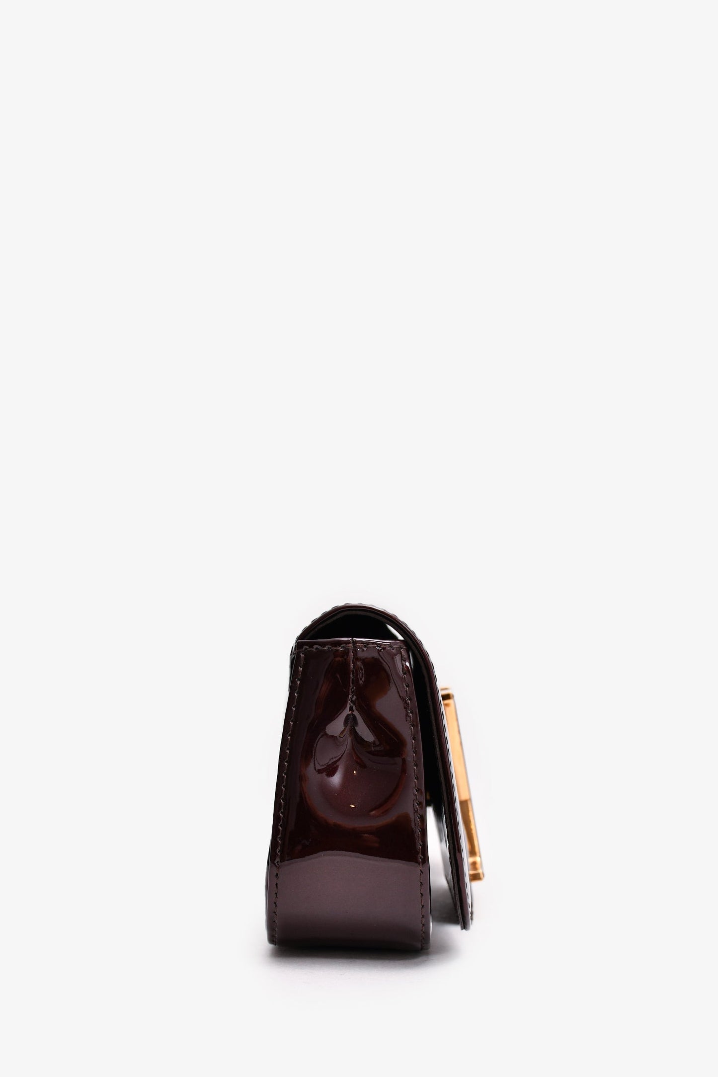 Louis Vuitton 2010 Burgundy Vernis Sobe Clutch