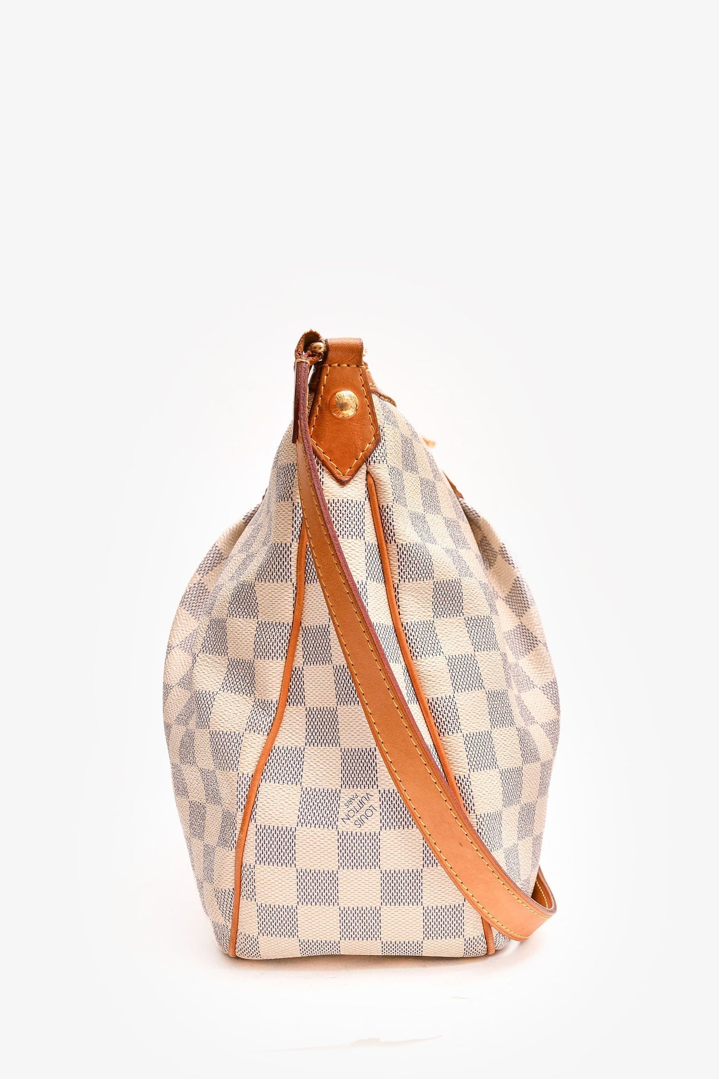 Louis Vuitton 2012 Damier Azur Siracusa MM Messenger Crossbody Bag