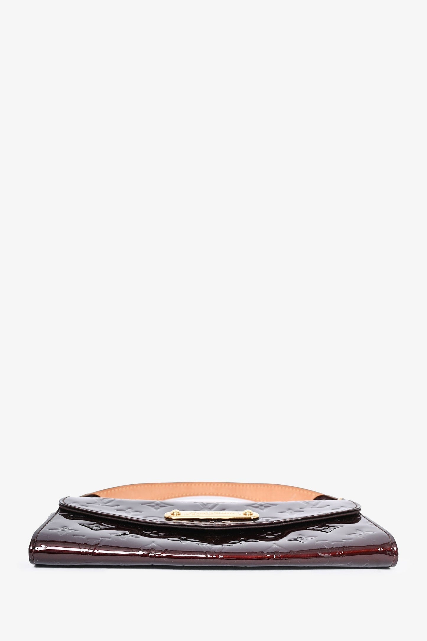 Louis Vuitton 2010 Amarante Vernis Sunset Boulevard Wallet on Chain