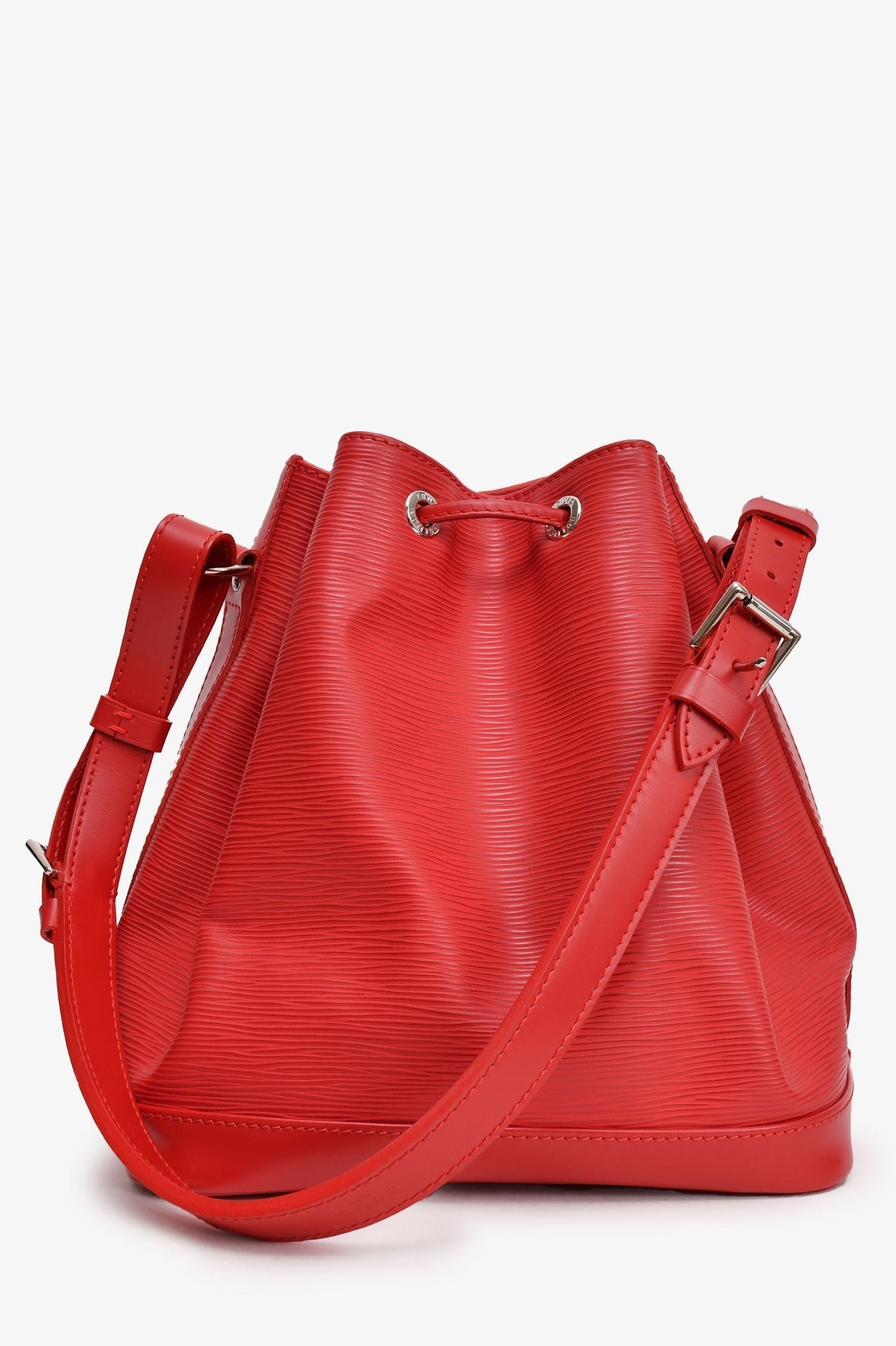 Louis Vuitton 2006 Red Epi Leather Noé Bucket Bag