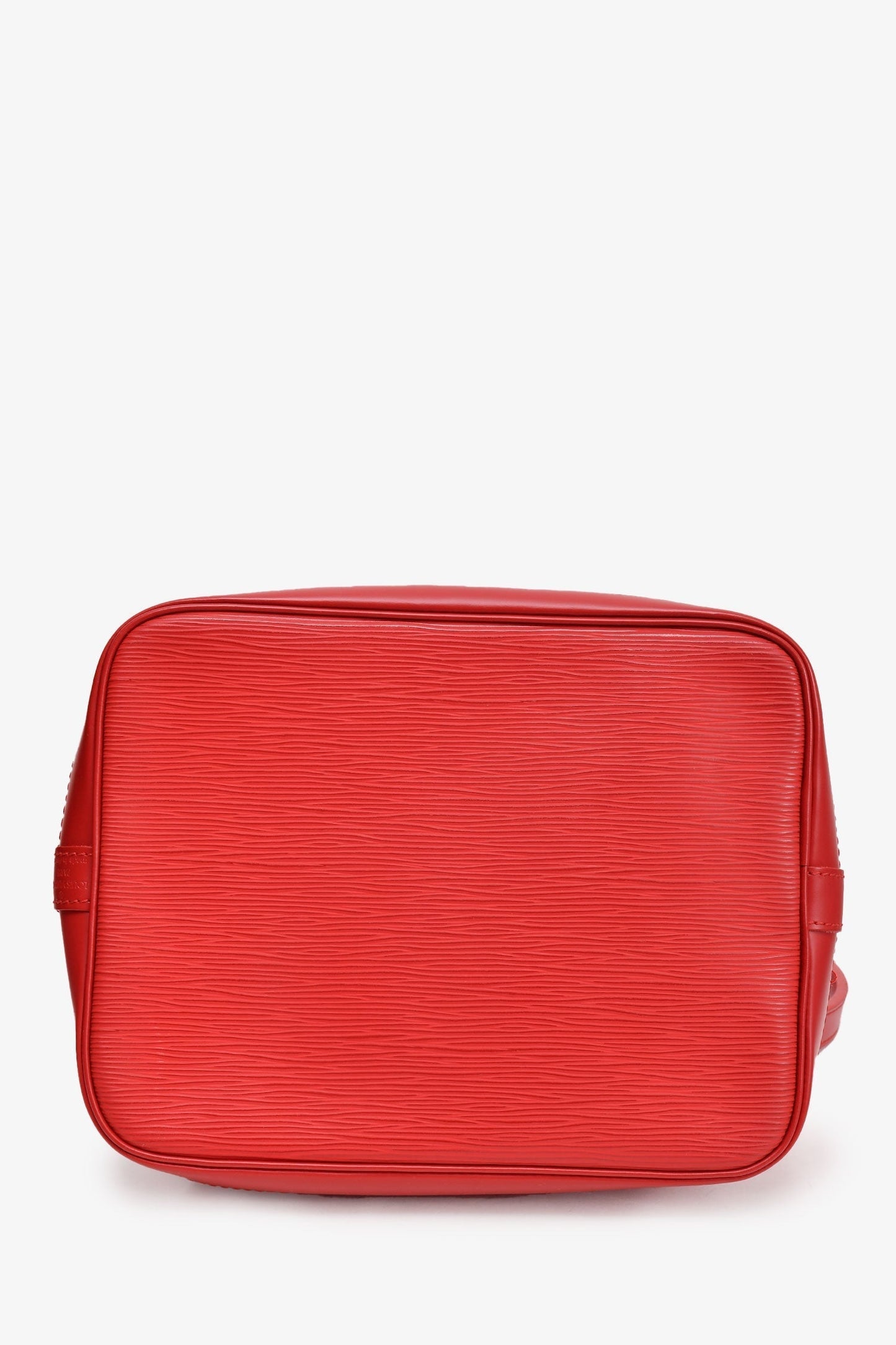 Louis Vuitton 2006 Red Epi Leather Noé Bucket Bag