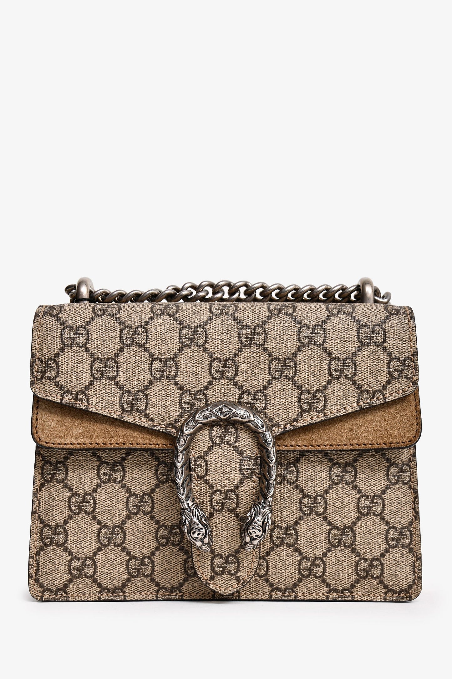 Gucci GG Supreme Monogram Mini Dionysus Chain Shoulder Bag