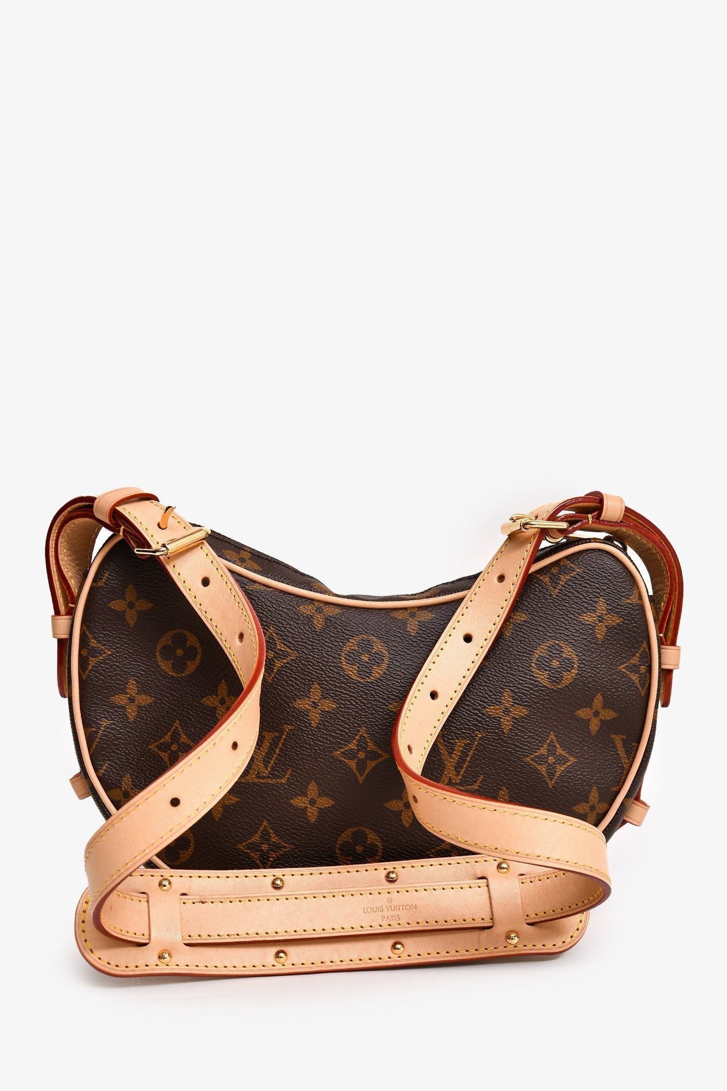 Louis Vuitton 2024 Monogram MM Croissant + Charm Bag