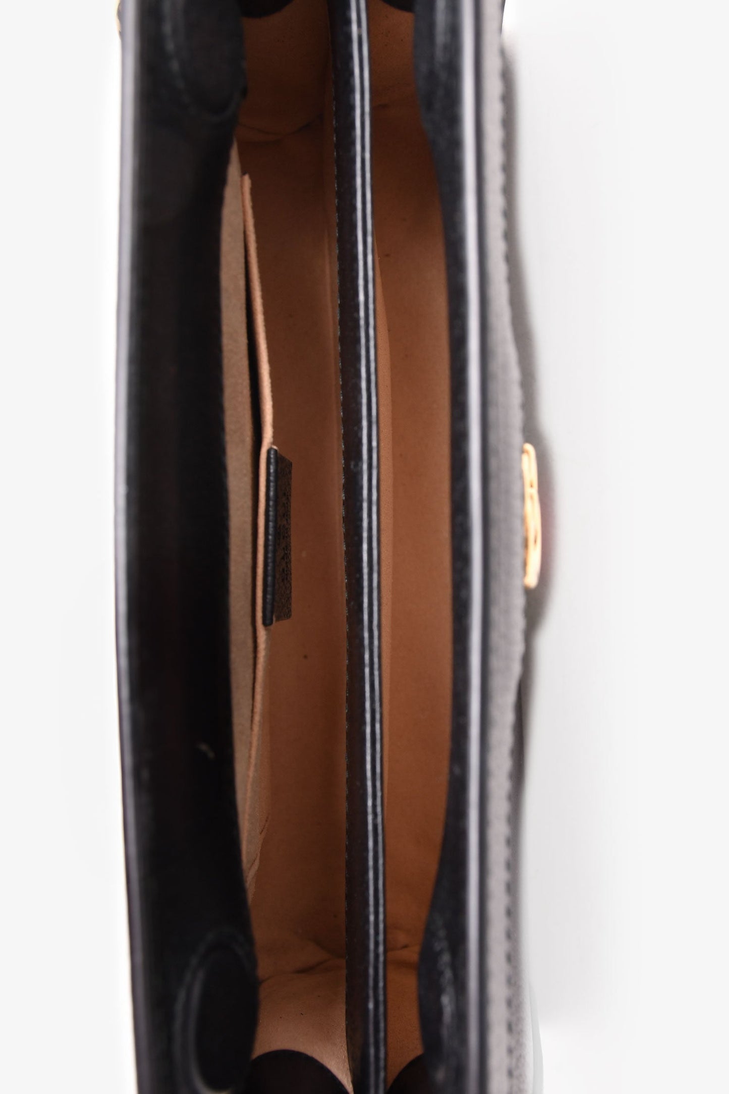 Gucci Black Leather Web Ophidia Chain Bag