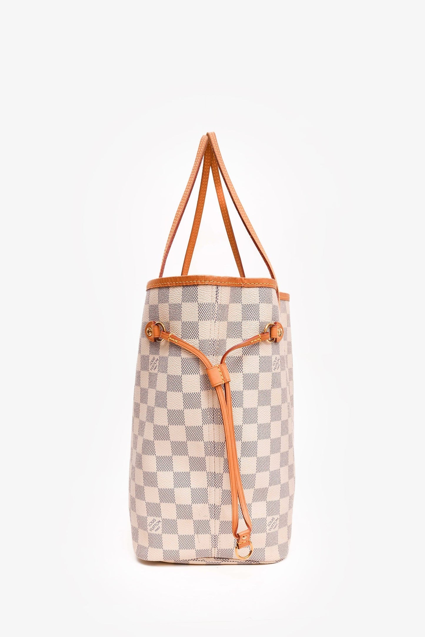 Louis Vuitton 2017 Damier Azur Neverfull MM with Pouch