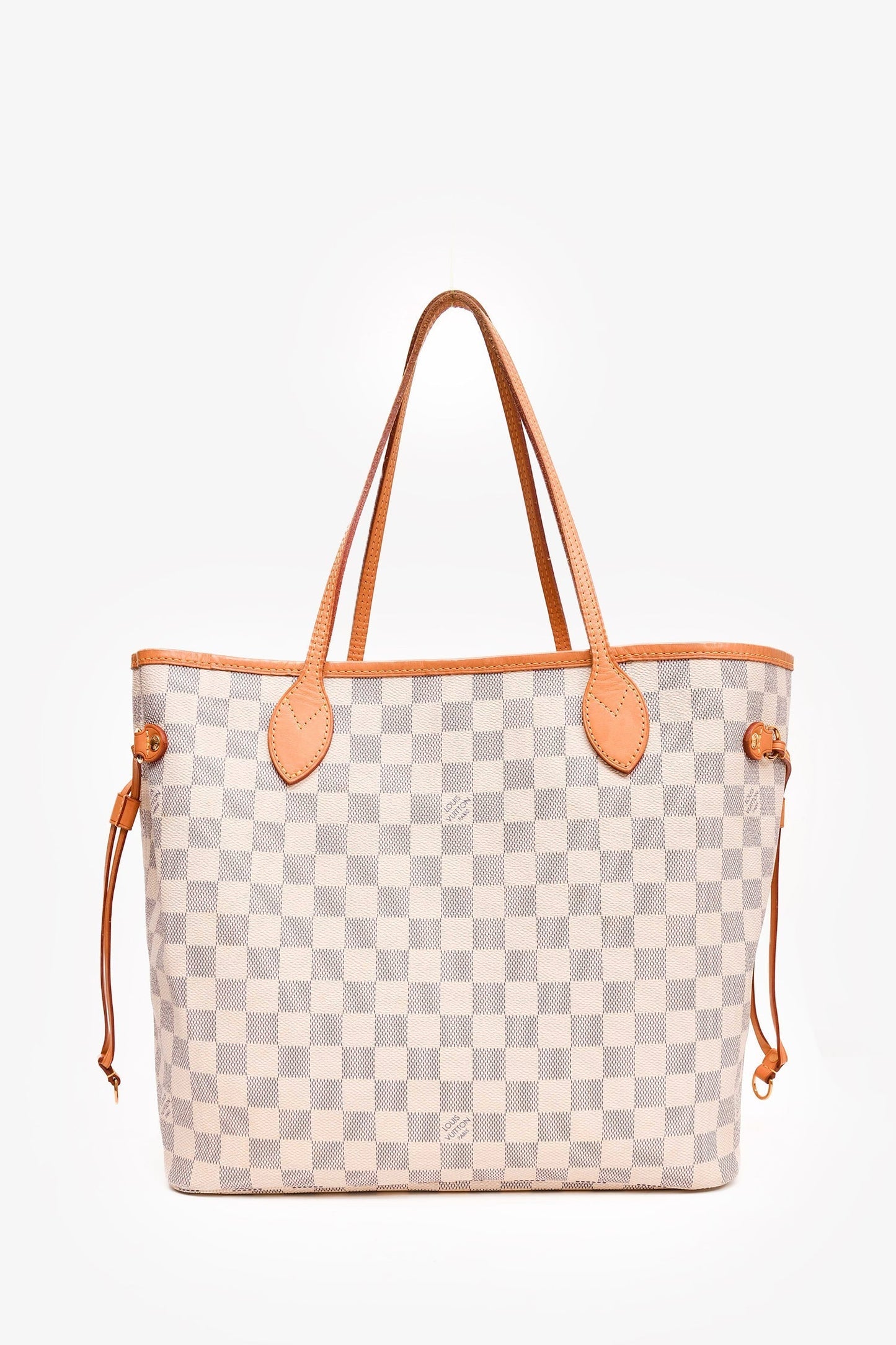Louis Vuitton 2017 Damier Azur Neverfull MM with Pouch