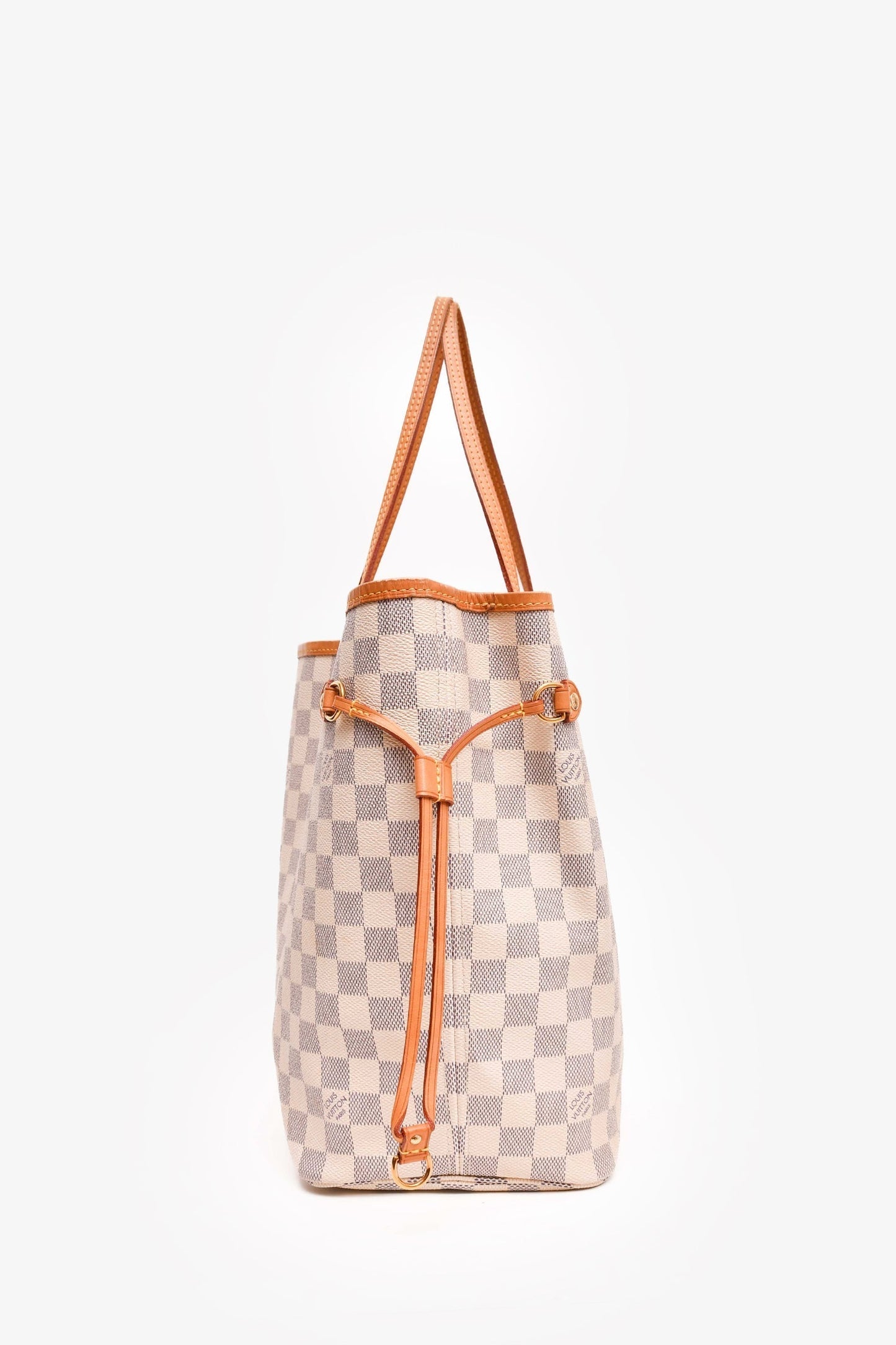 Louis Vuitton 2017 Damier Azur Neverfull MM with Pouch