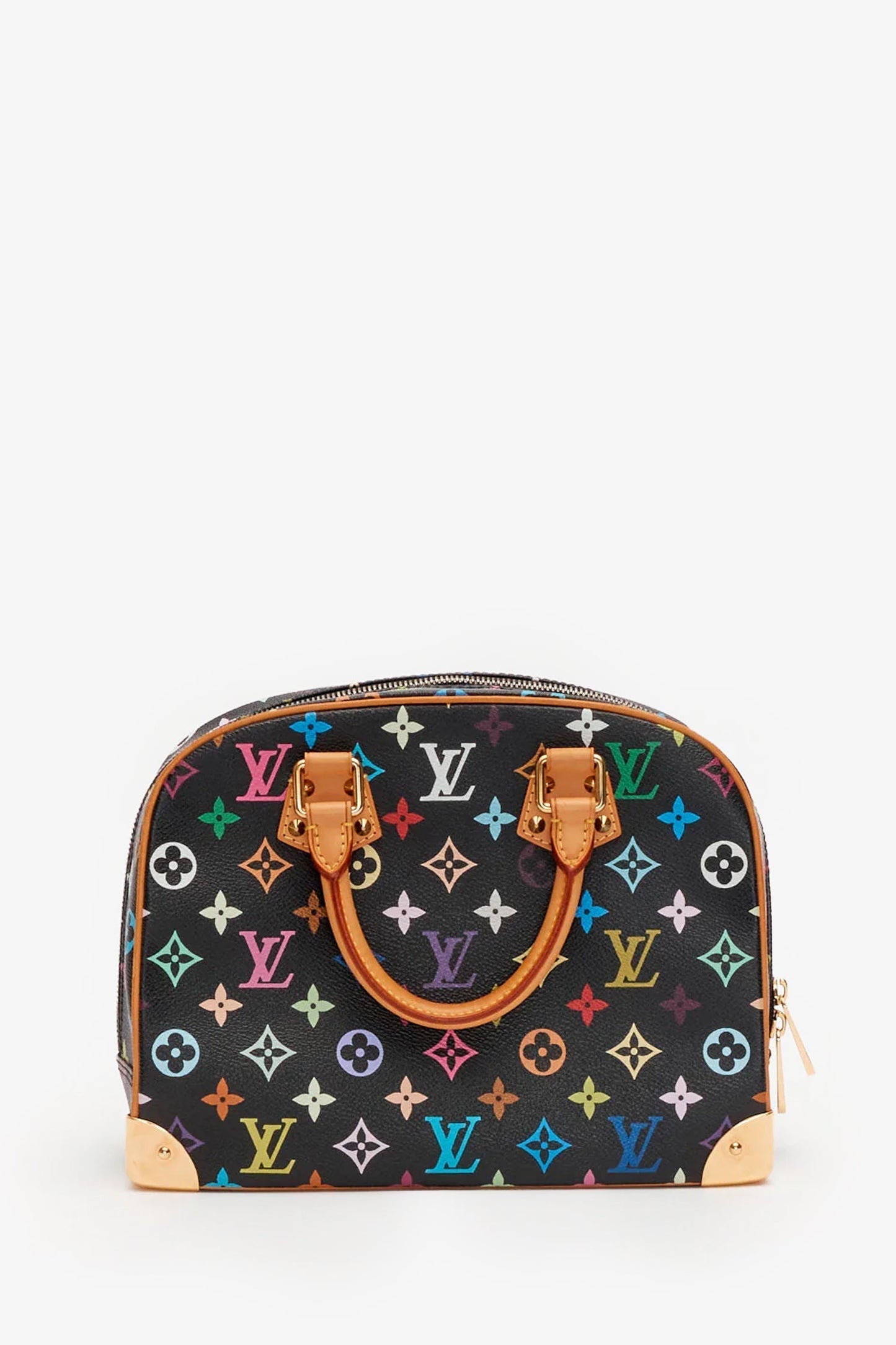 Louis Vuitton Black Multicolour Monogram Trouville Bag
