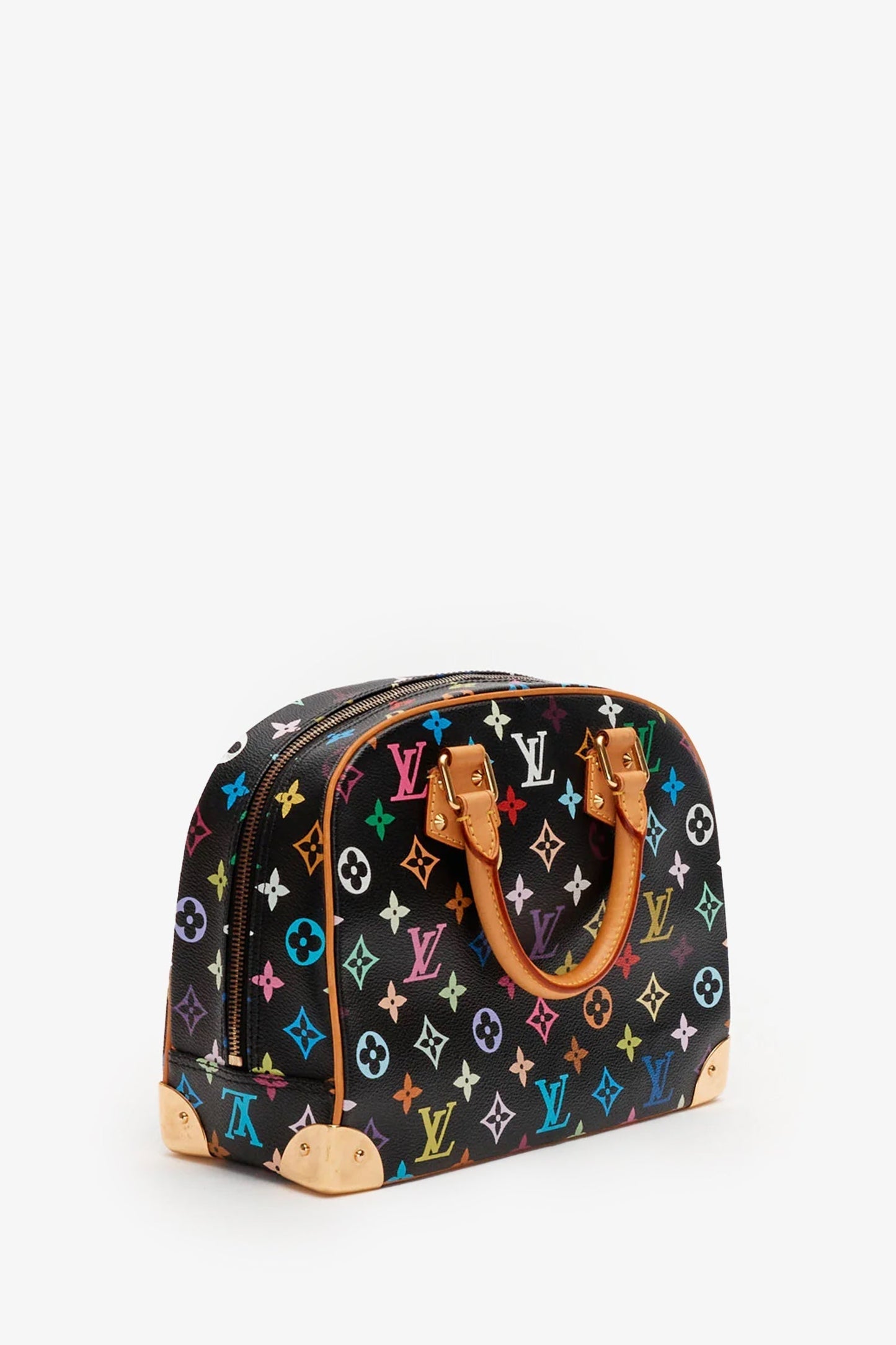 Louis Vuitton Black Multicolour Monogram Trouville Bag