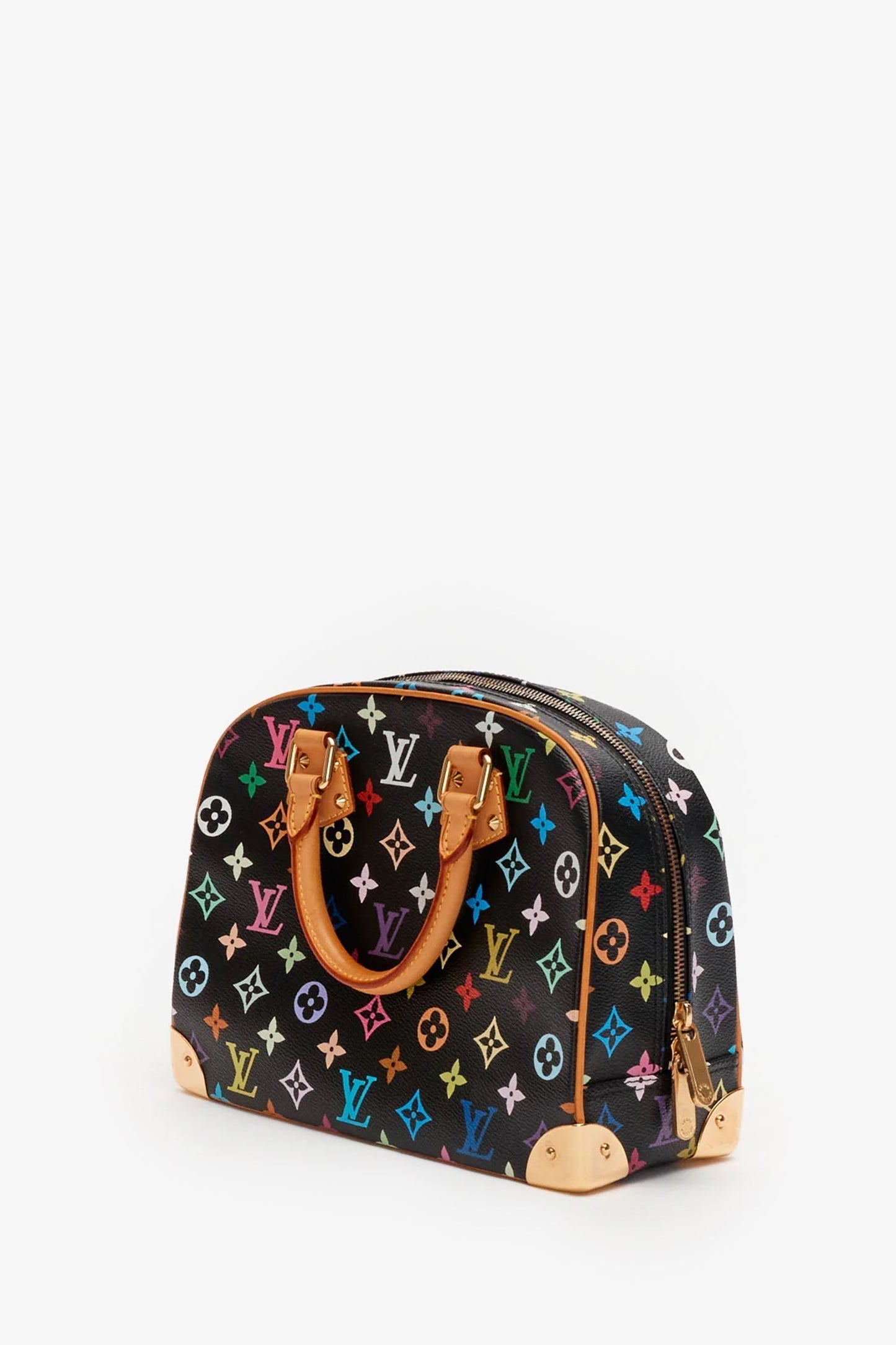 Louis Vuitton Black Multicolour Monogram Trouville Bag