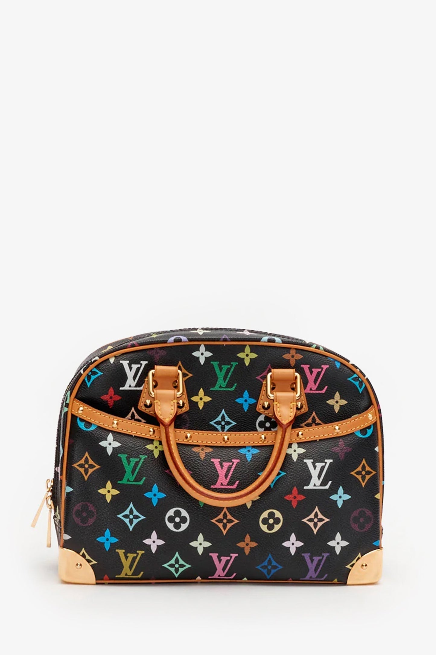 Louis Vuitton Black Multicolour Monogram Trouville Bag
