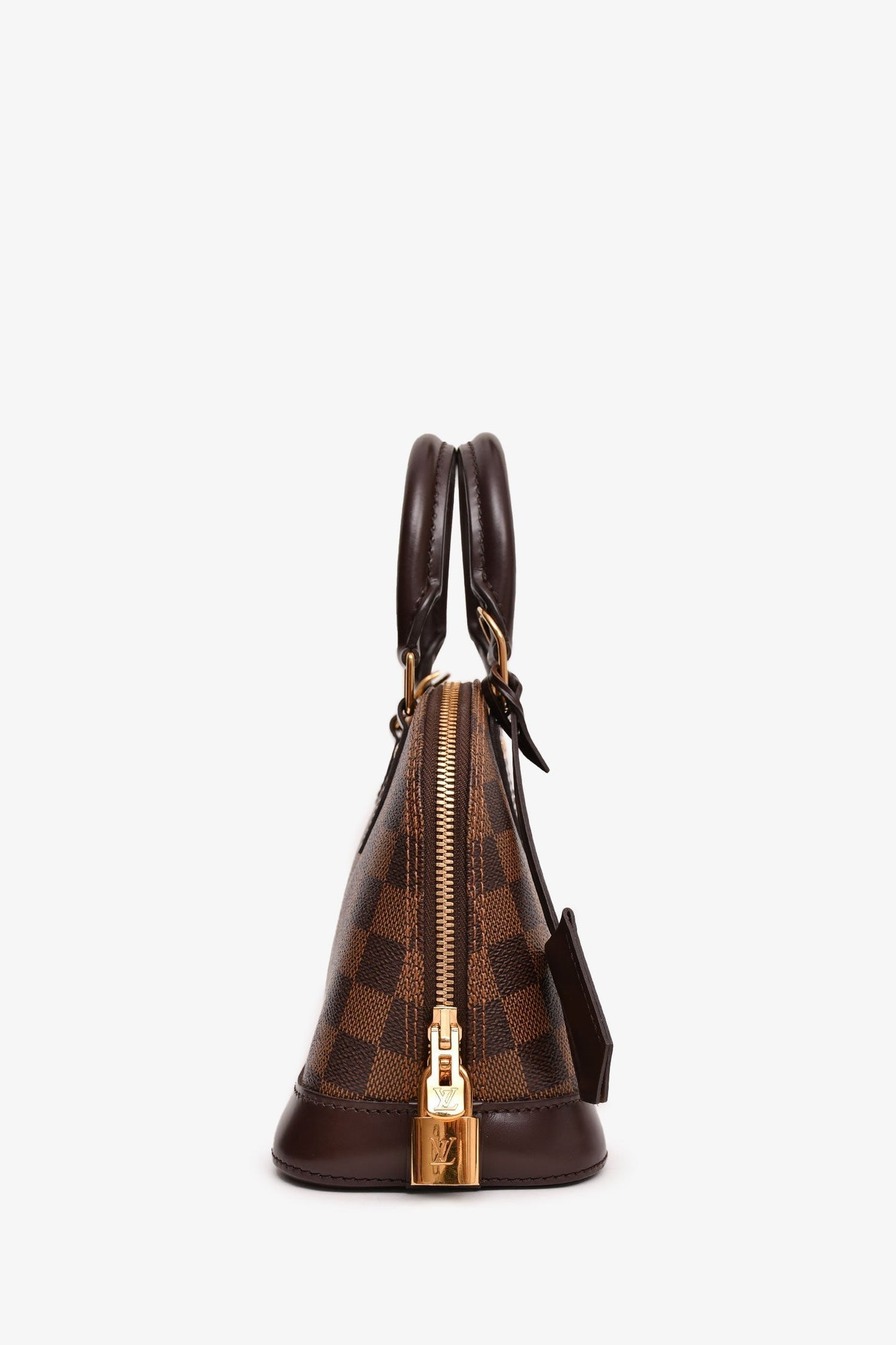 Louis Vuitton 2016 Damier Ebene Alma BB with Strap