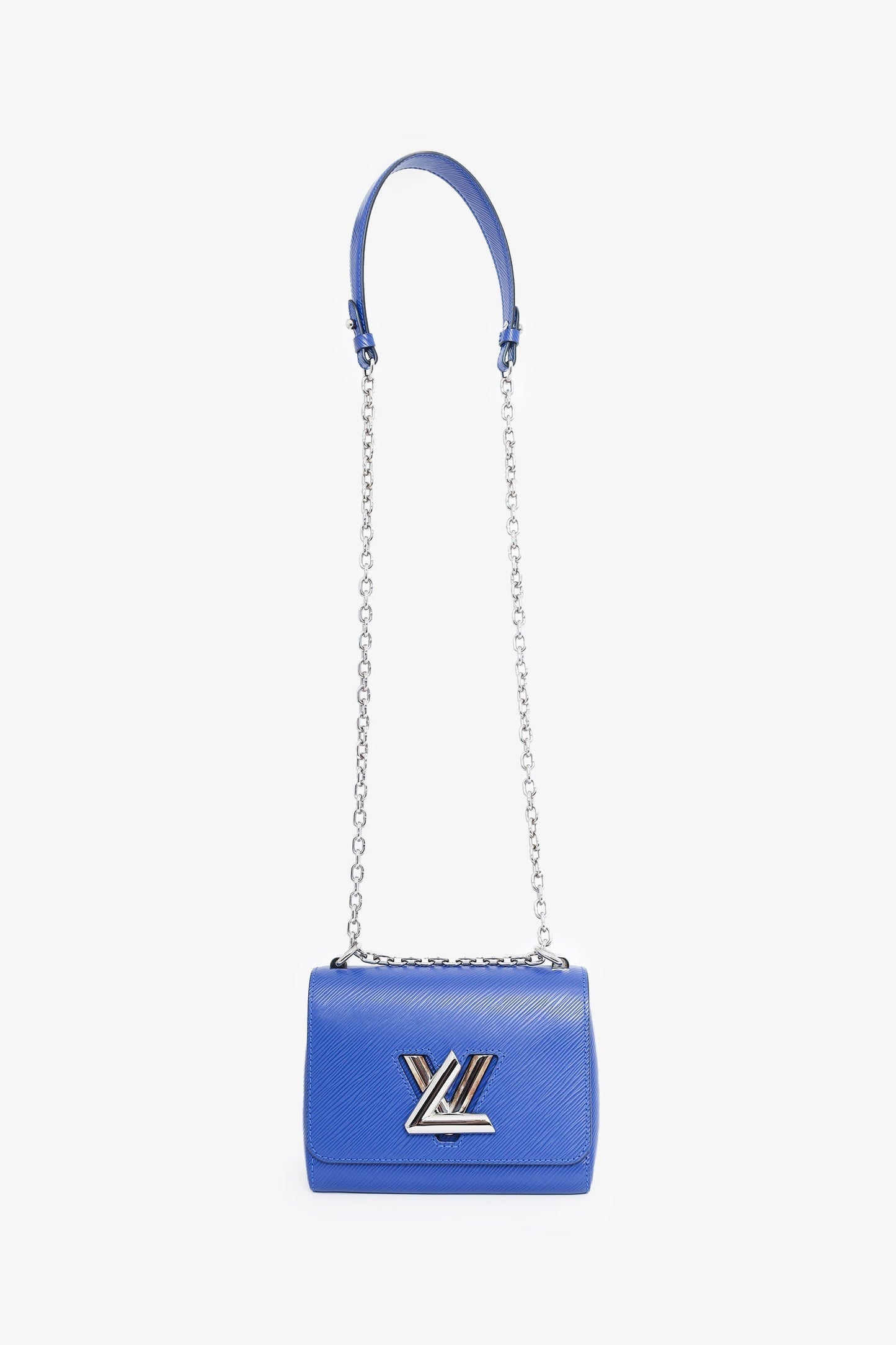Louis Vuitton 2016 Blue Epi Twist PM Shoulder Bag
