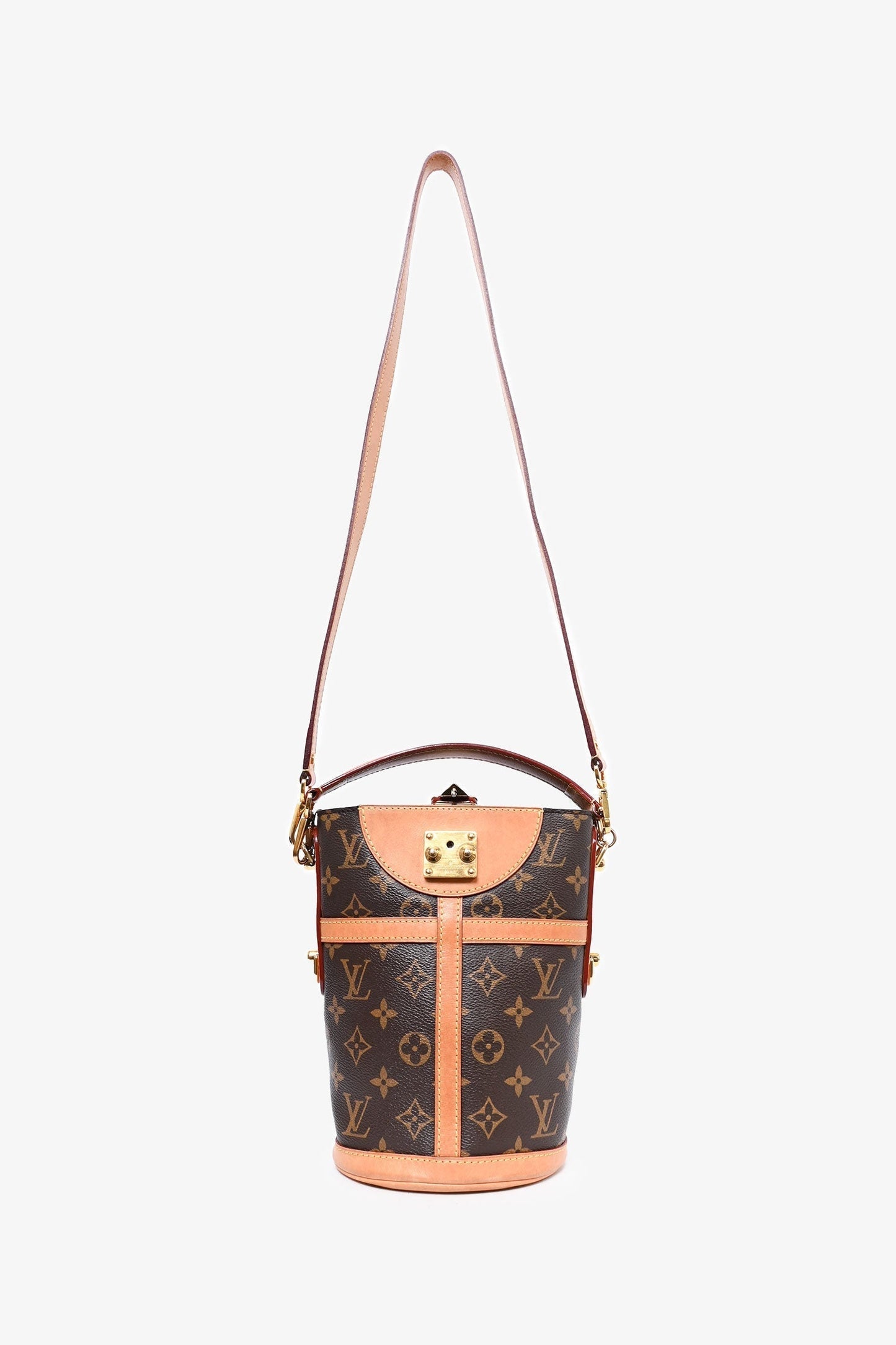 Louis Vuitton 2018 Monogram 'Duffle' Top Handle Bag with Strap