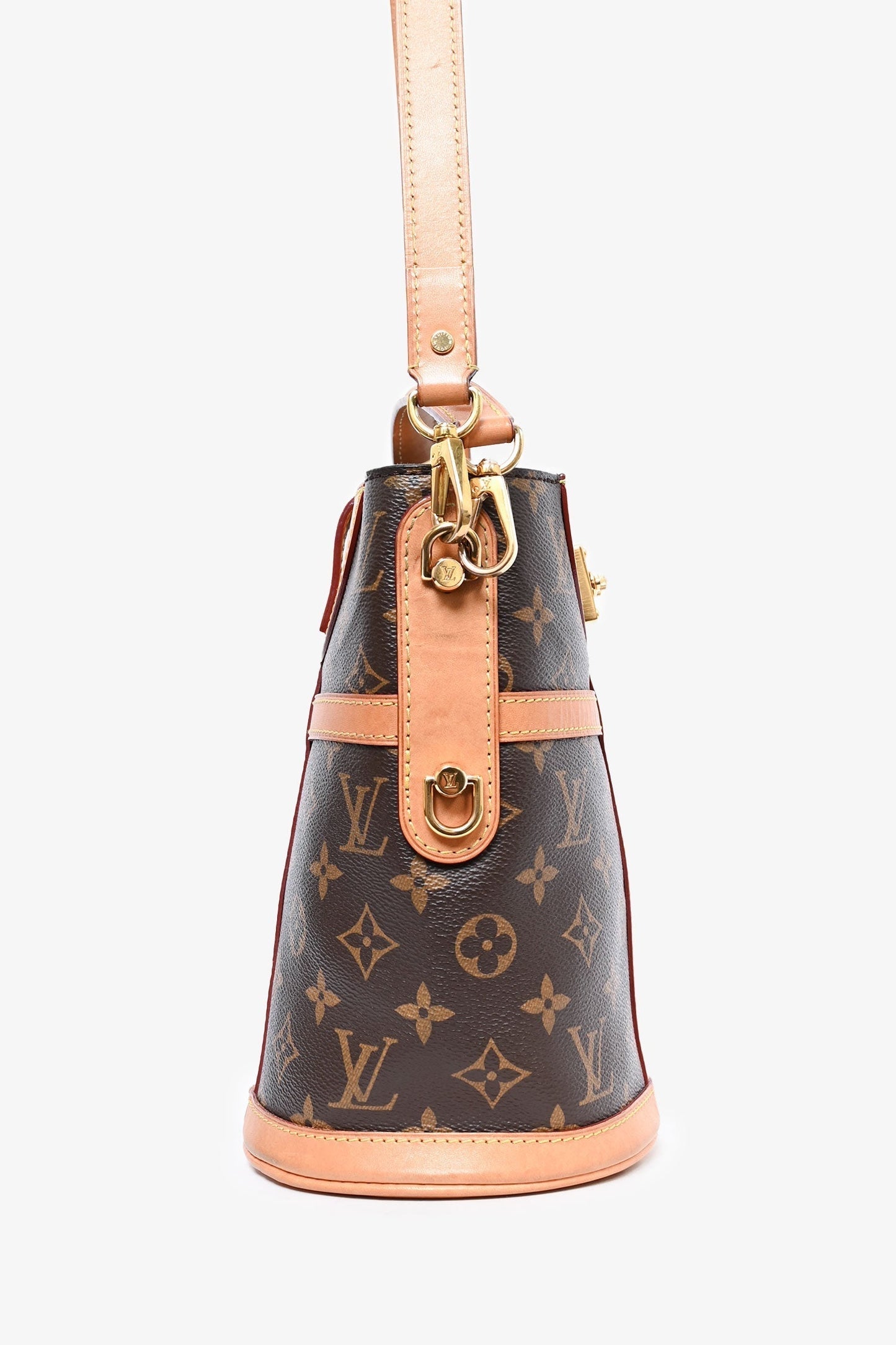 Louis Vuitton 2018 Monogram 'Duffle' Top Handle Bag with Strap