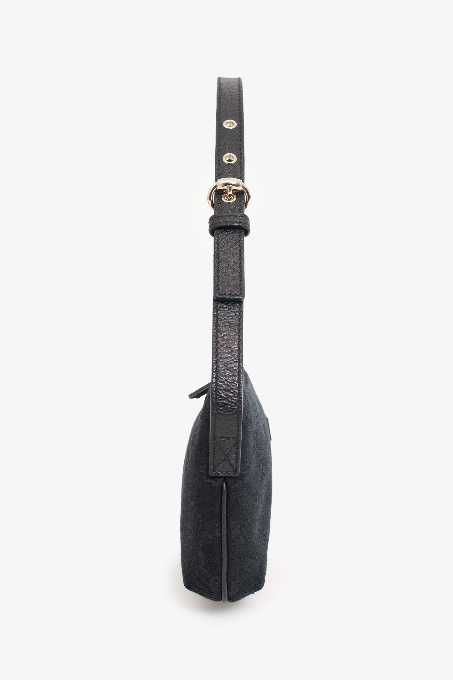 Gucci Black GG Supreme Boat Pochette
