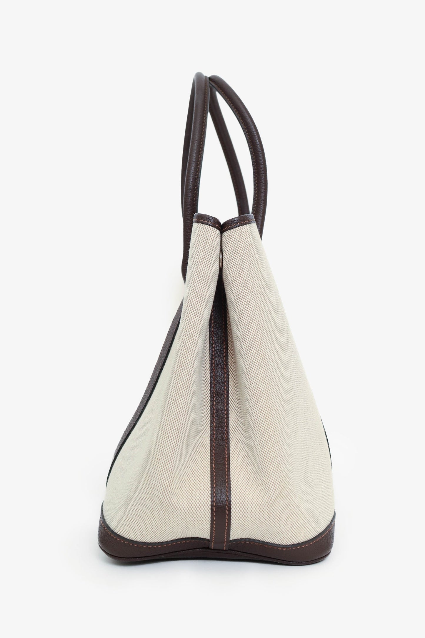Hermes 2011 Beige Canvas/Leather Garden Party 36 Tote