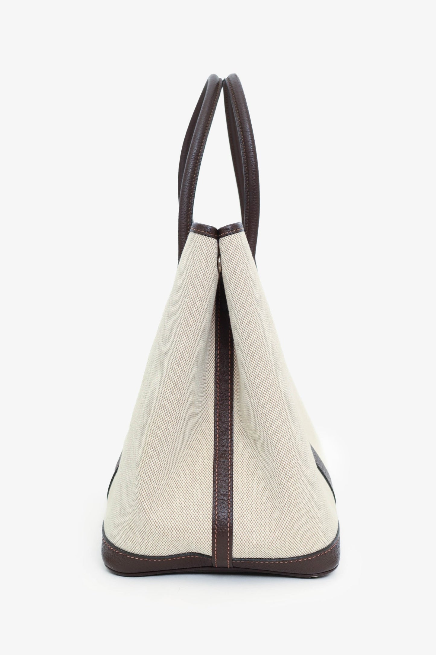 Hermes 2011 Beige Canvas/Leather Garden Party 36 Tote