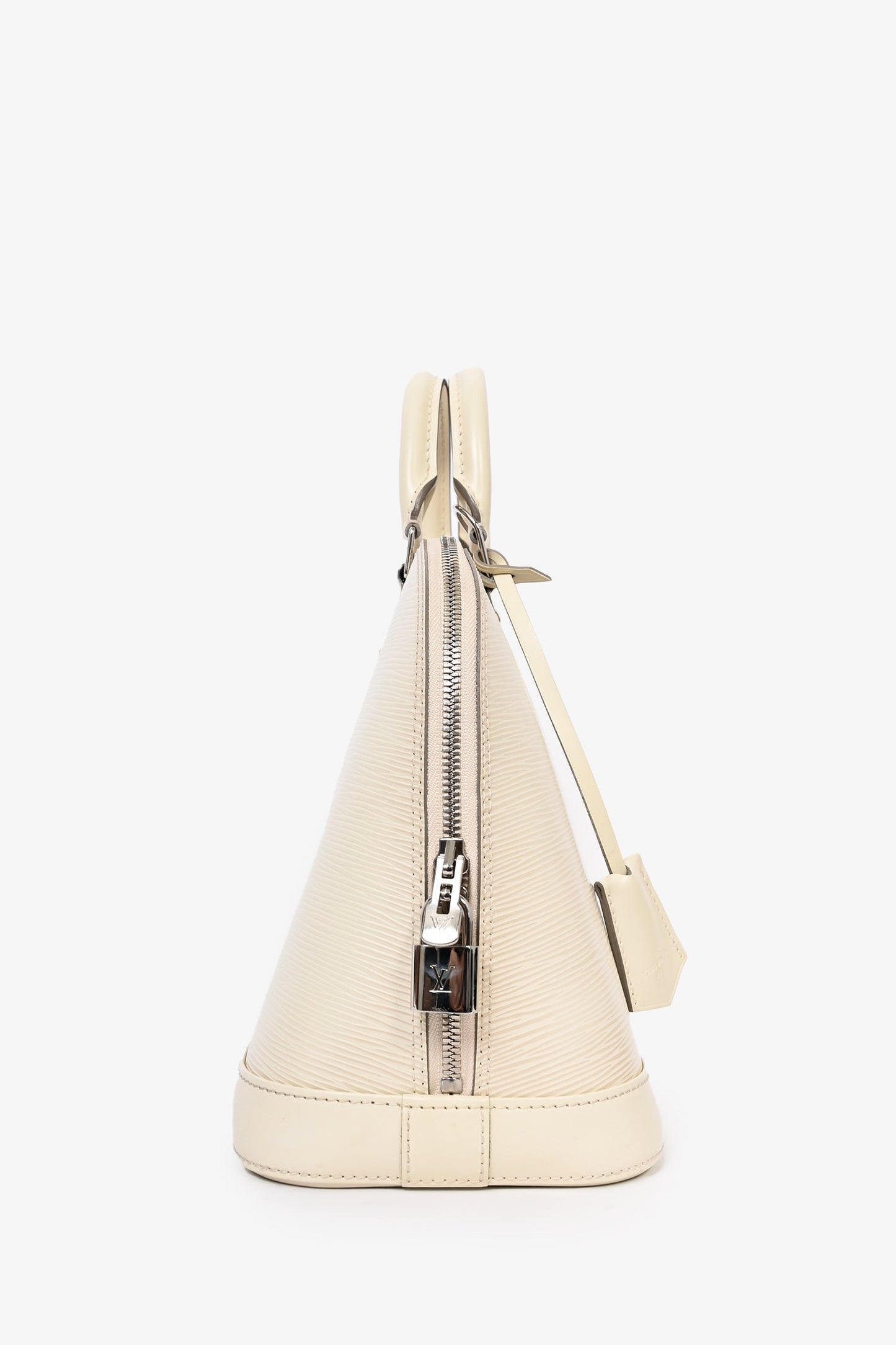 Louis Vuitton 2014 Cream Epi Leather Alma MM Top Handle