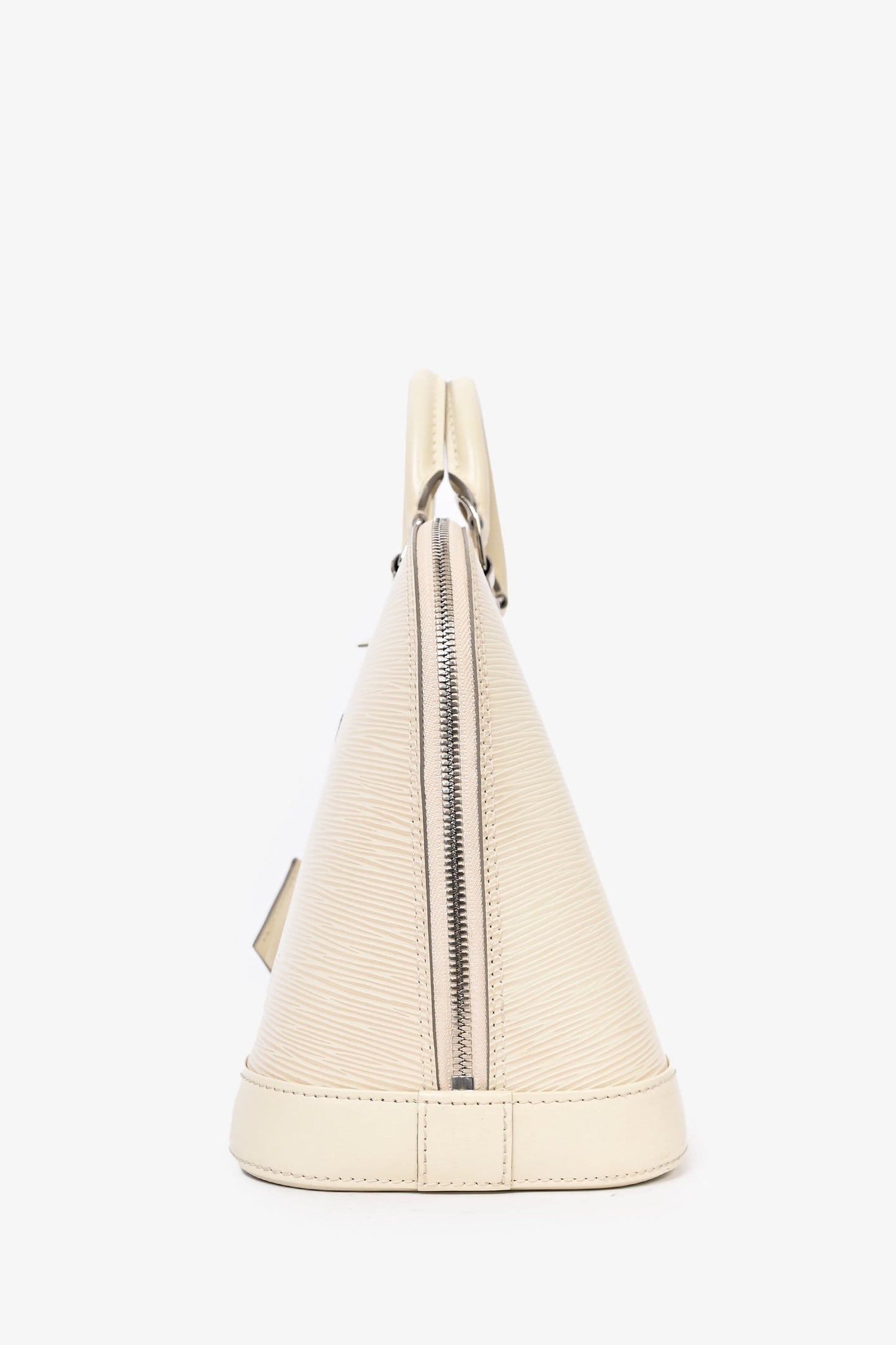 Louis Vuitton 2014 Cream Epi Leather Alma MM Top Handle