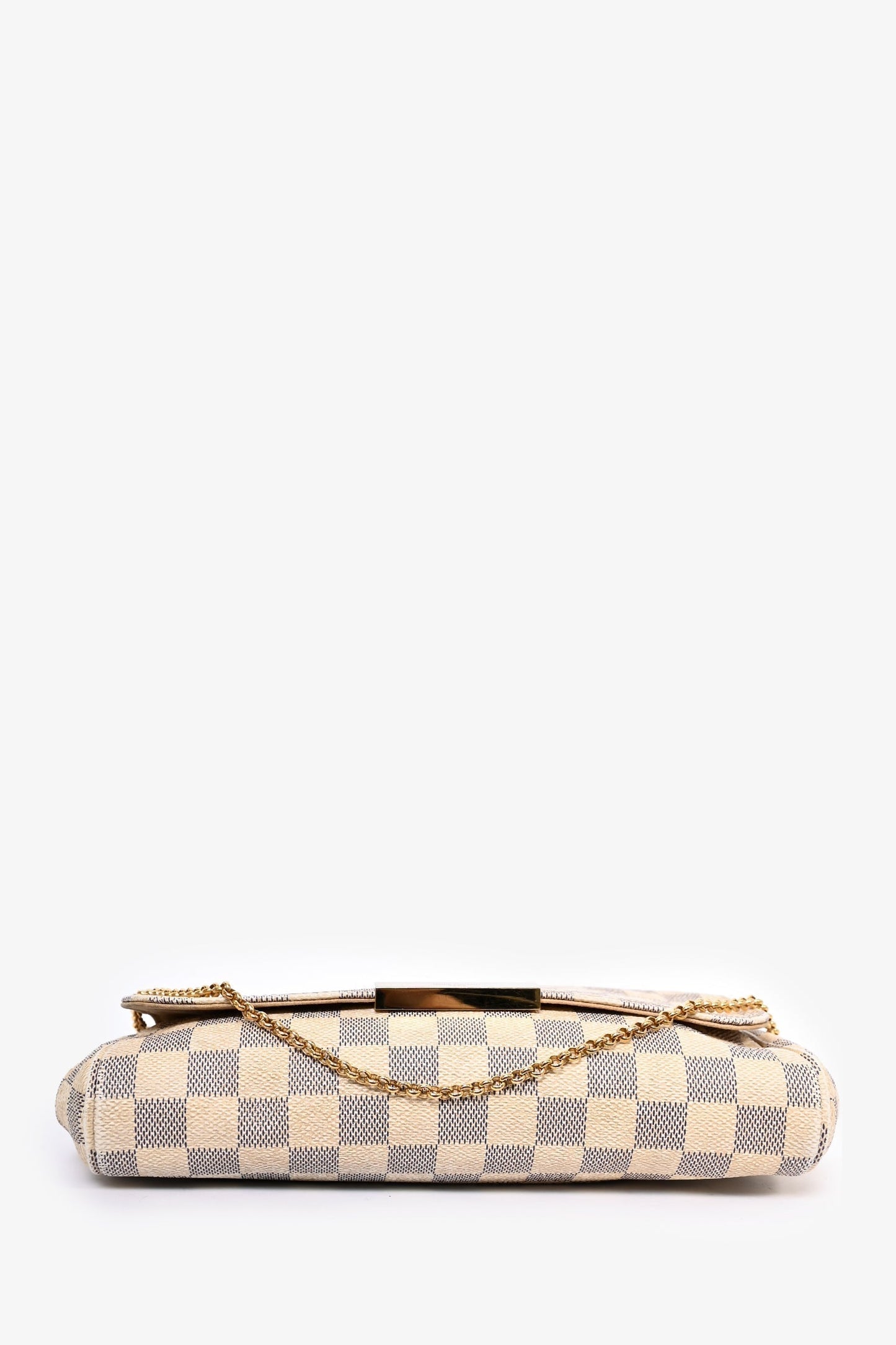 Louis Vuitton 2016 Damier Azur Favourite MM Bag with Strap (As Is)