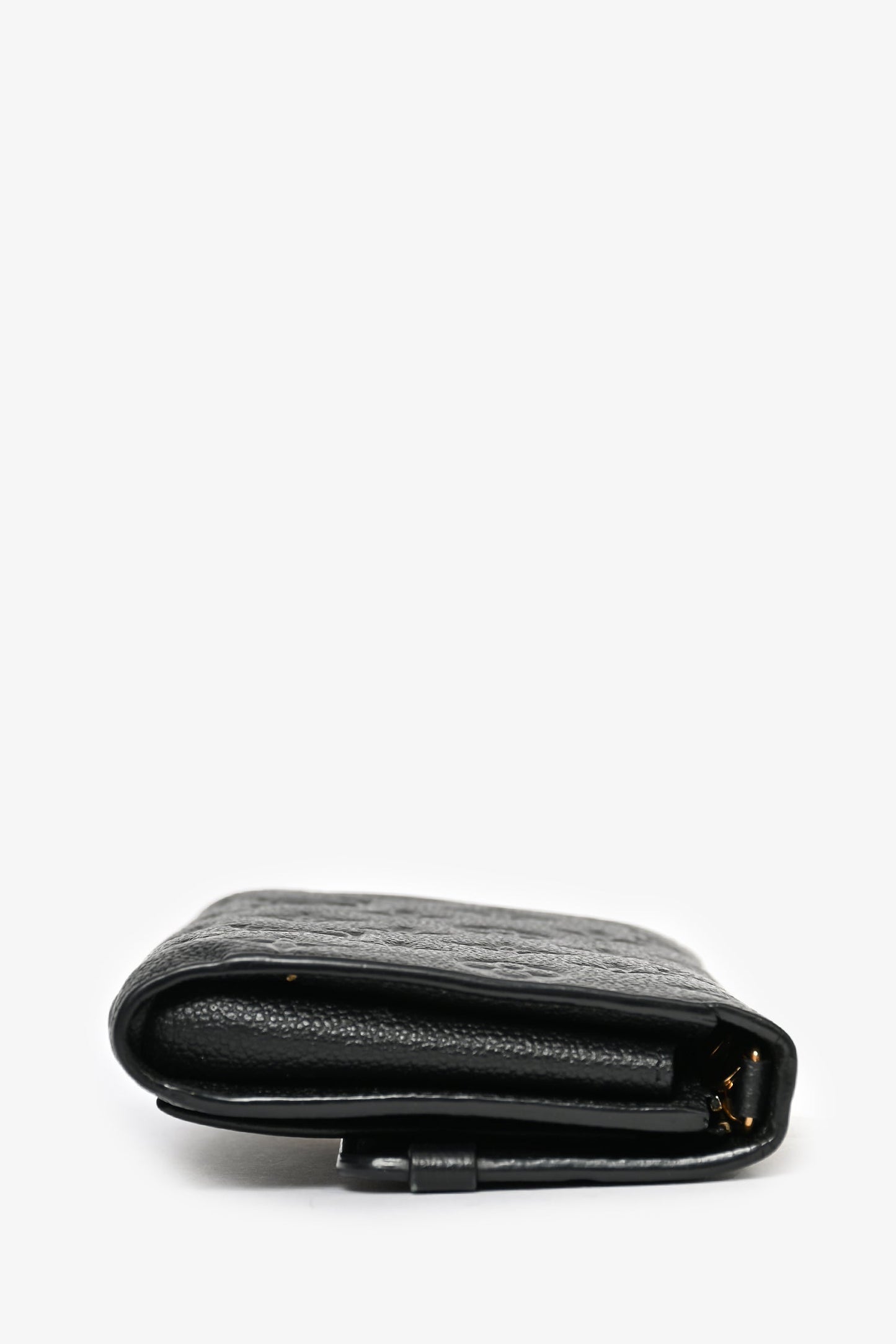 Louis Vuitton 2019 Black Empreinte Leather 'Vavin' Wallet on Chain Bag
